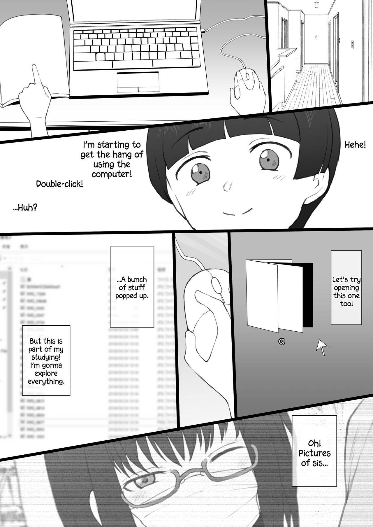 [Terasu MC] Daisuki na Onee-chan ni Karita Pasocon no Naka ni... | On the Laptop My Beloved Big Sister Lent Me… [English]