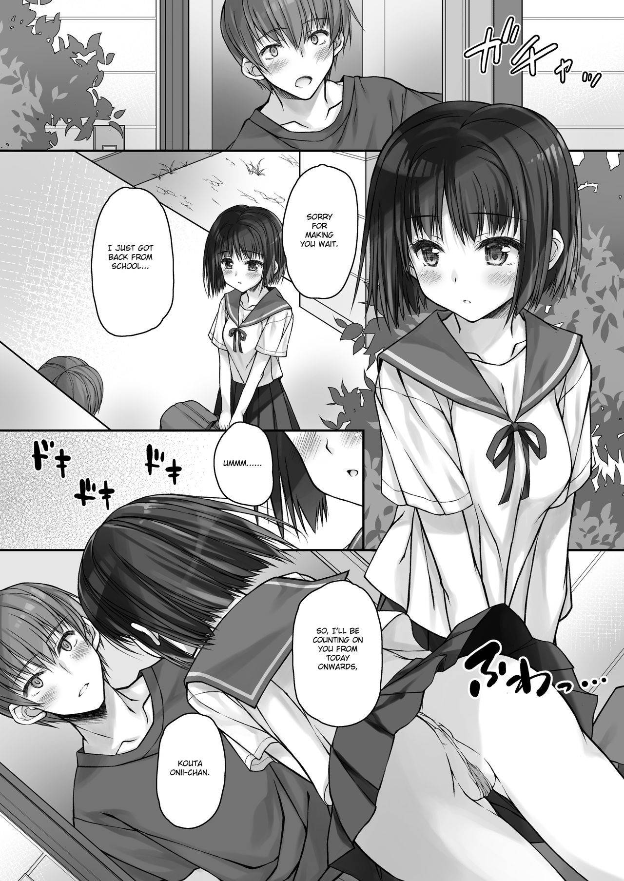 [Daikon Purin Su] Mada Koi mo Shiranai Gimai no Anaru deno Himegoto | My Step-Sister That Hasn’t Known Love Yet Has an Anal Secret. [English] [Digital]