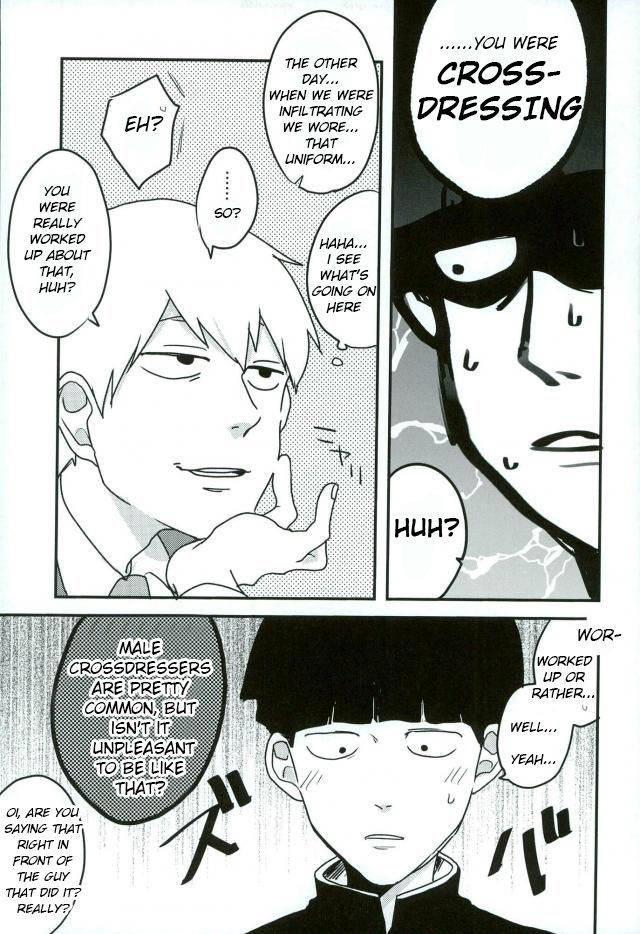 (PSYCHIC100%) [aice (Yuuya)] Yume de Seifuku Sugata no Shishou o Mite Kara Nanka Boku Henna ndesu (Mob Psycho 100) [English]