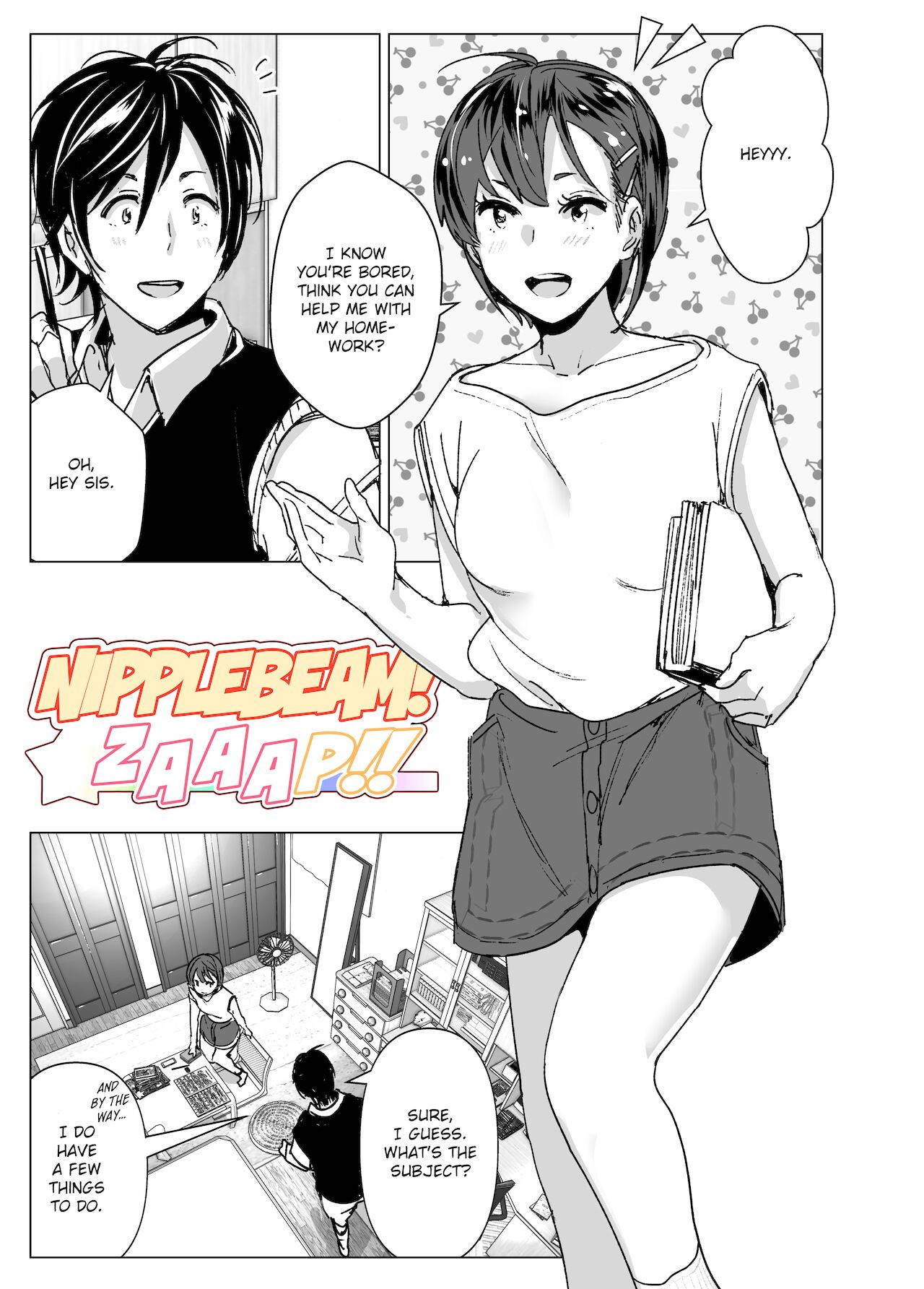 [Supe (Nakani)] Chikubeam! Bibibibibi!! | Nipple Beam! Zaaap!! [English] [Decensored] [Digital]