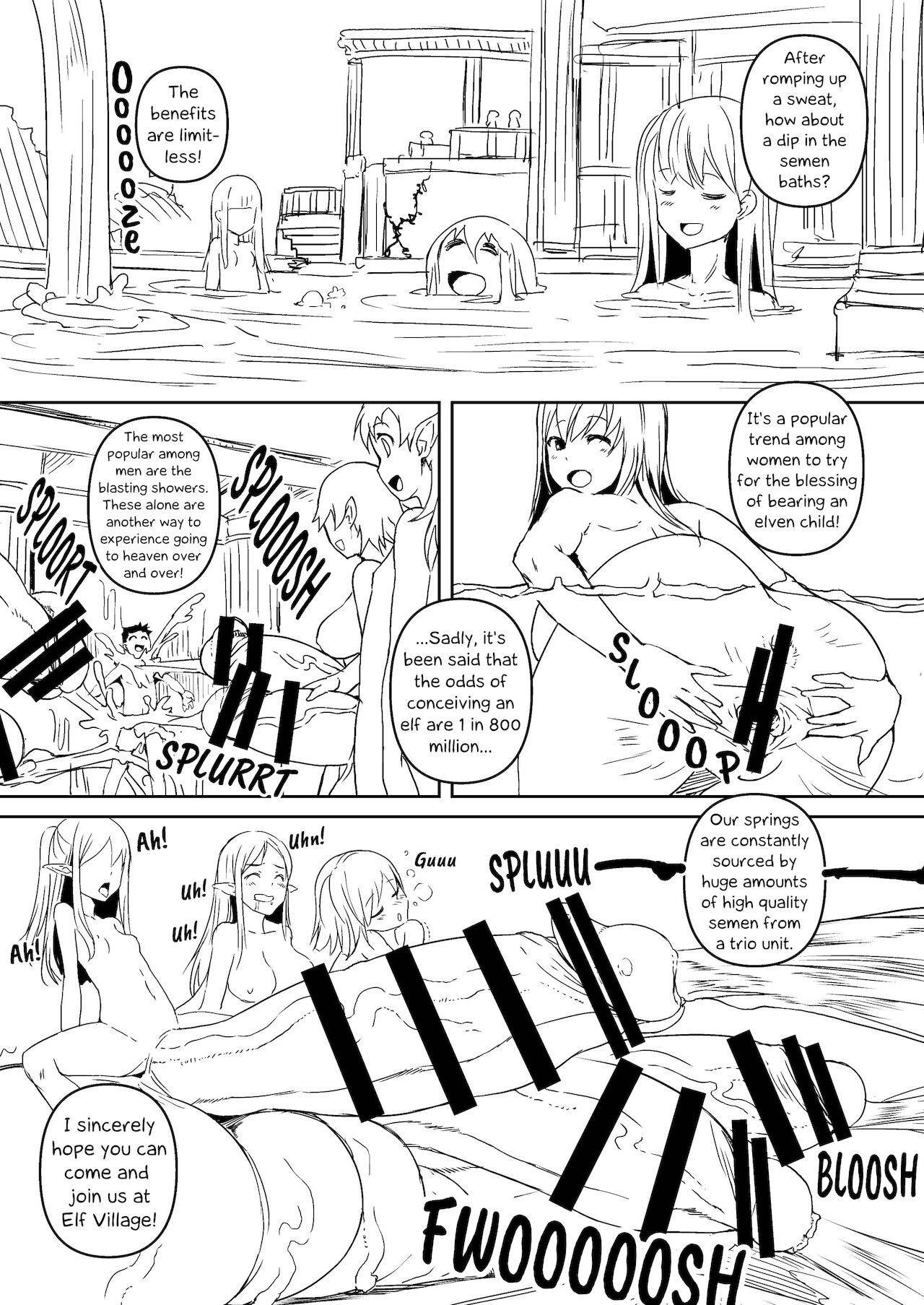 (Futaket 15.5) [Bosshi] Futanari Elf Village [English]