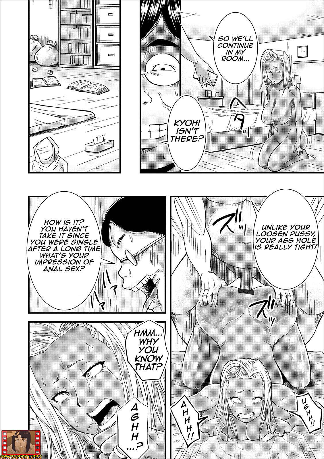 [Nobishiro] Fat hypnotist VS Former Young Married Woman [English]