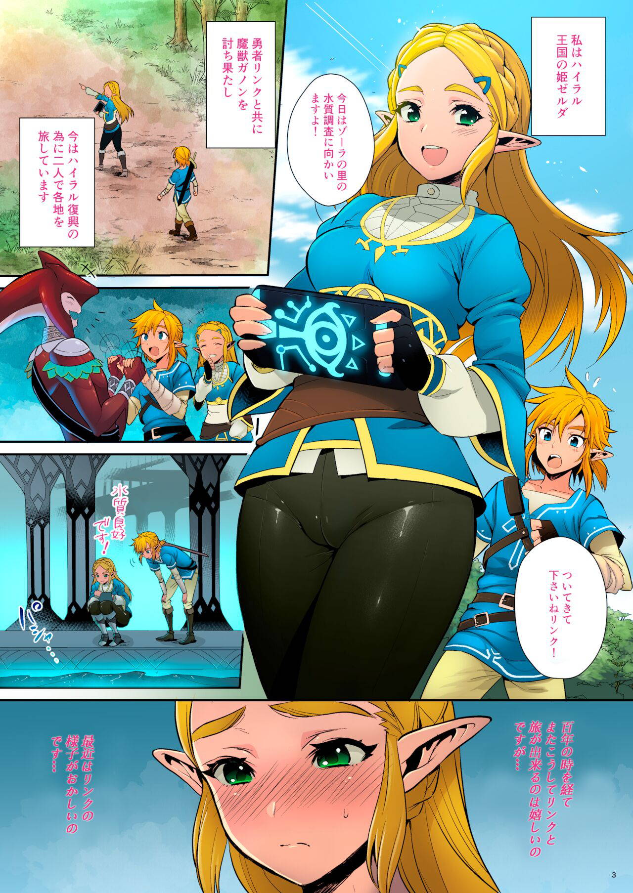 [Morittokoke (Morikoke)] Hyrule Hanei no Tame no Katsudou! | Taking Steps to Ensure Hyrule's Prosperity! (The Legend of Zelda) [Decensored] [Colorized] [Digital]