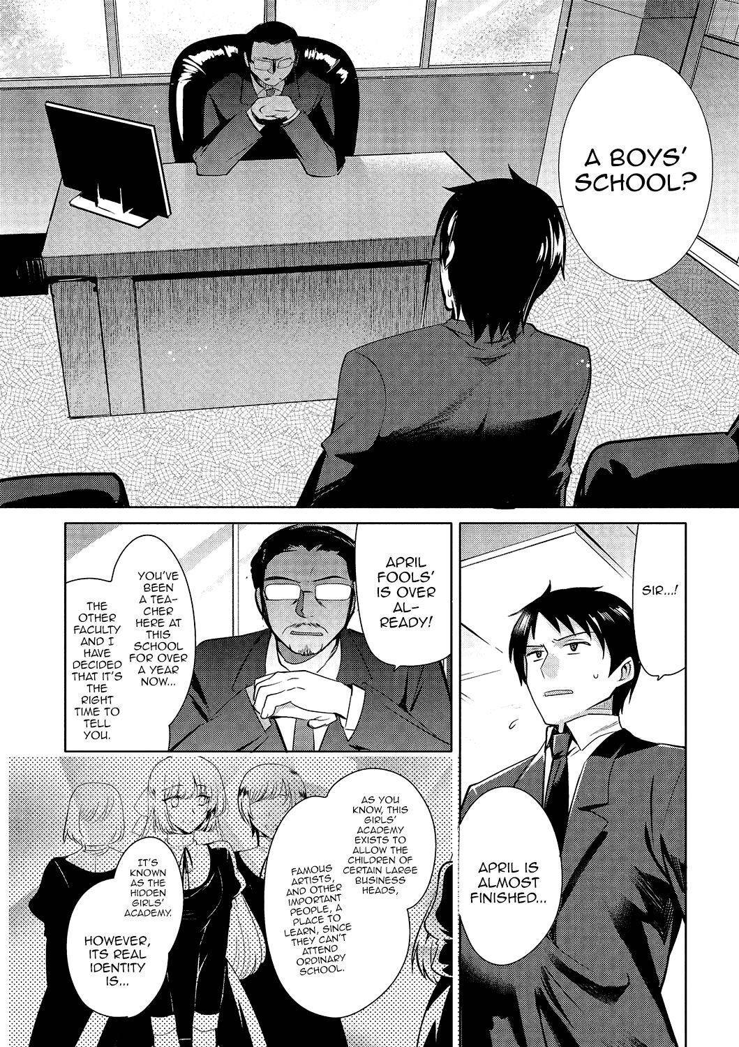 [Kirimoto Yuuji] Shiritsu Otokonoko Gakuen | Private Ladyboy Academy Chapter 1-3 [English]