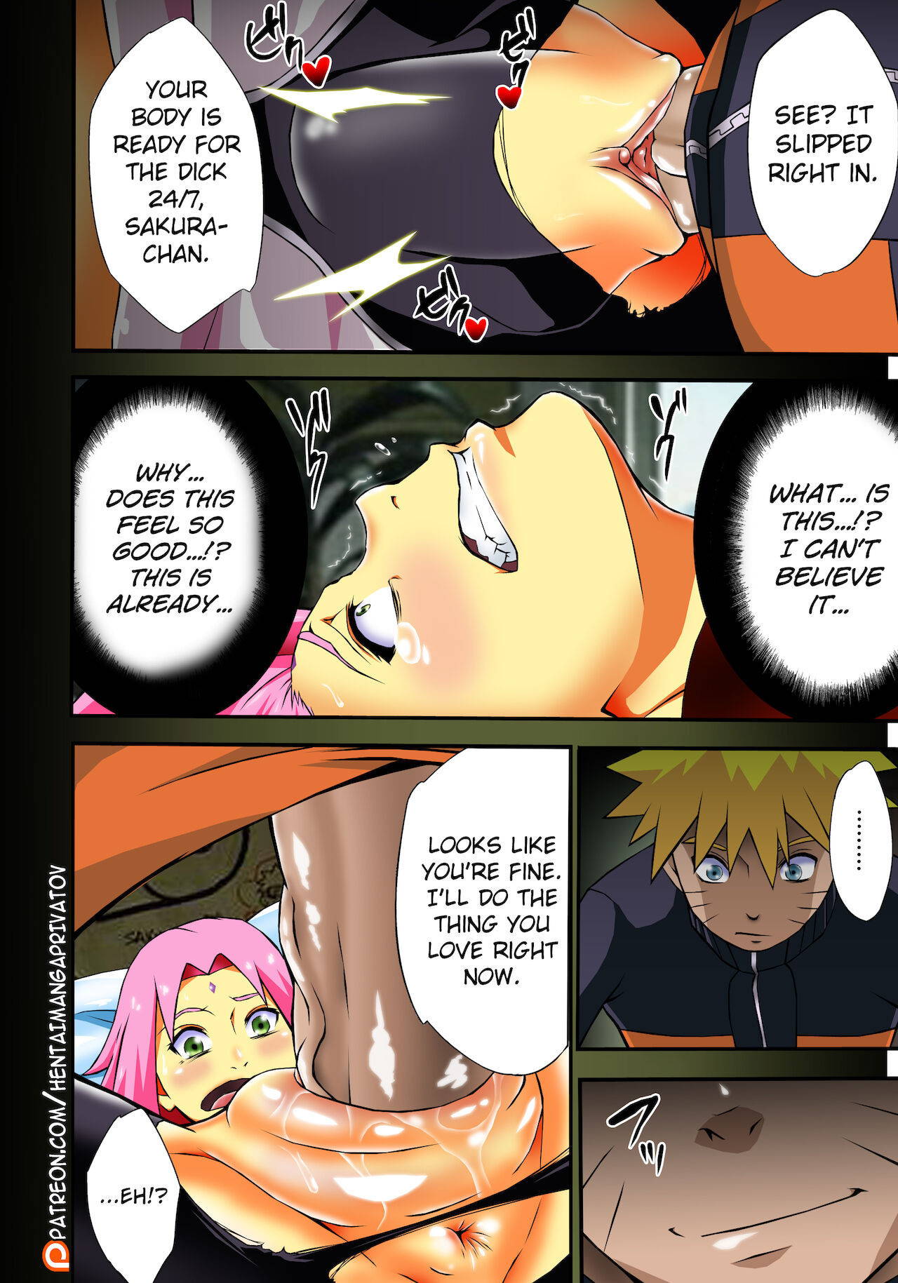 (C92) [Karakishi Youhei-dan Shinga (Sahara Wataru)] Botan to Sakura (Naruto) [English] [Privatov] [Colorized] [Incomplete]