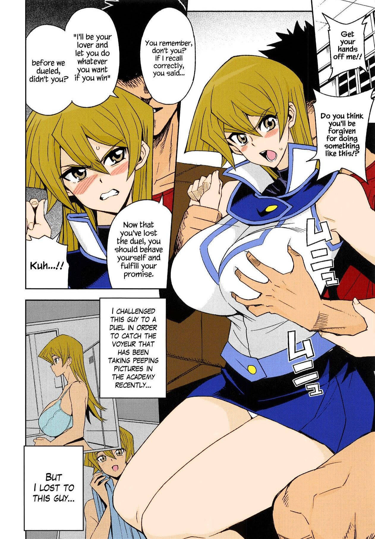 XXX ni Haiboku Shita Kettousha (Yu-Gi-Oh! GX) [English] (Colored) [MegasX7]