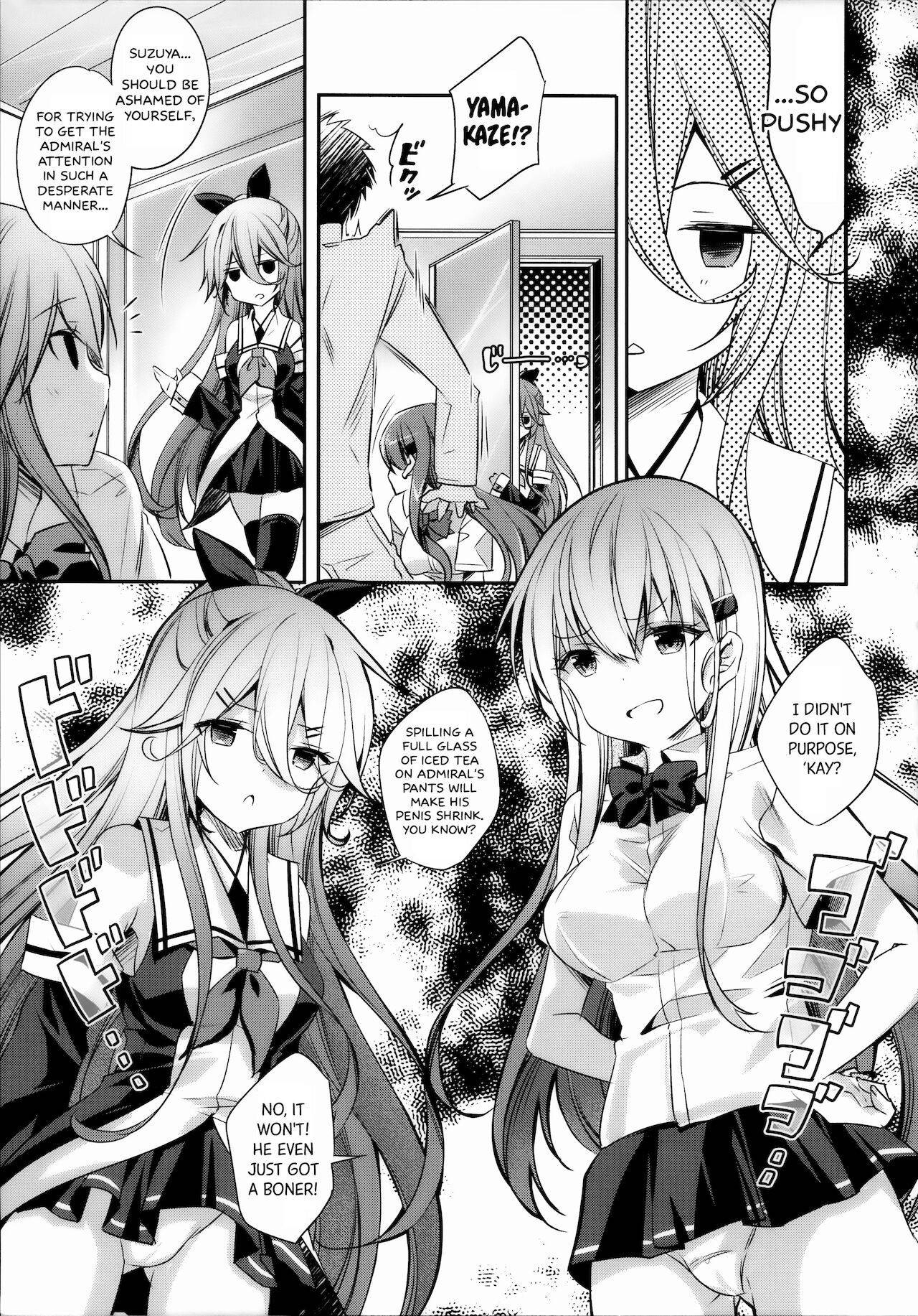 (C96) [SANDAN (Kurun)] Catfight!? (Kantai Collection -KanColle-) [English] [Black Grimoires]