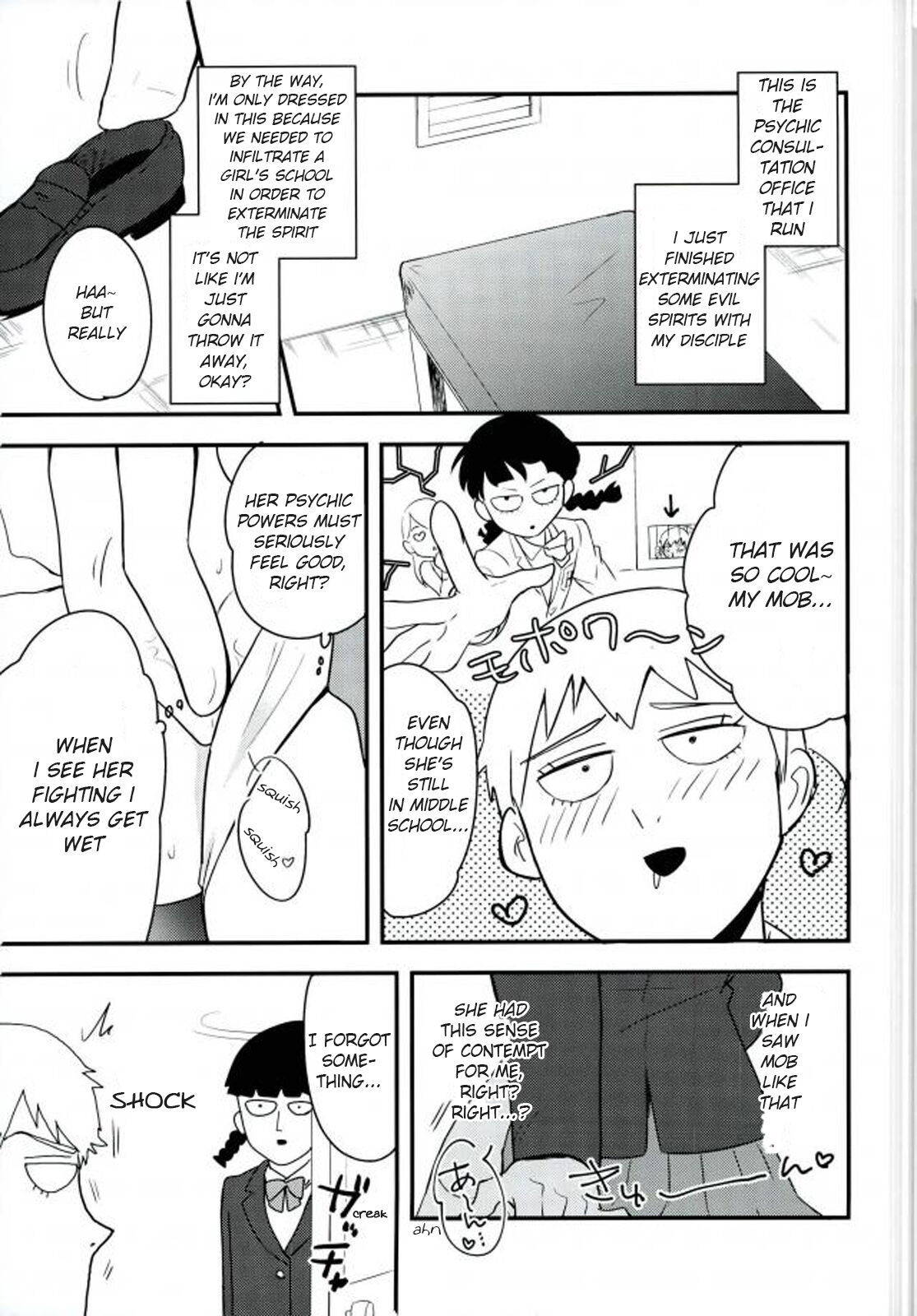 (ONE→HUNDRED 4) [Tatami to Meshi (Machico)] Osage to Ponyta (Pigtails & Ponytails) (Mob Psycho 100) [English]