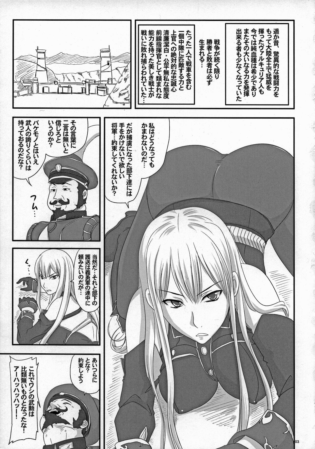 (COMIC1☆3) [Nozarashi (Nozarashi Satoru)] Senjou no Valkyria Dase, Selvaria no Naka ni (Valkyria Chronicles)