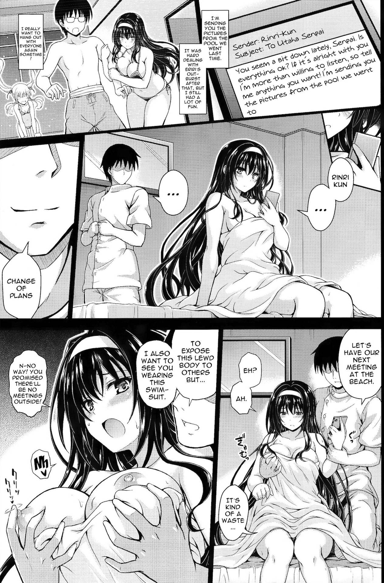 (COMIC1☆13) [Yumeya Honpo (Mukeikaku)] Yakusoku no Yukue | The Promised Outcome. (Saenai Heroine no Sodatekata) [English] {Doujins.com}