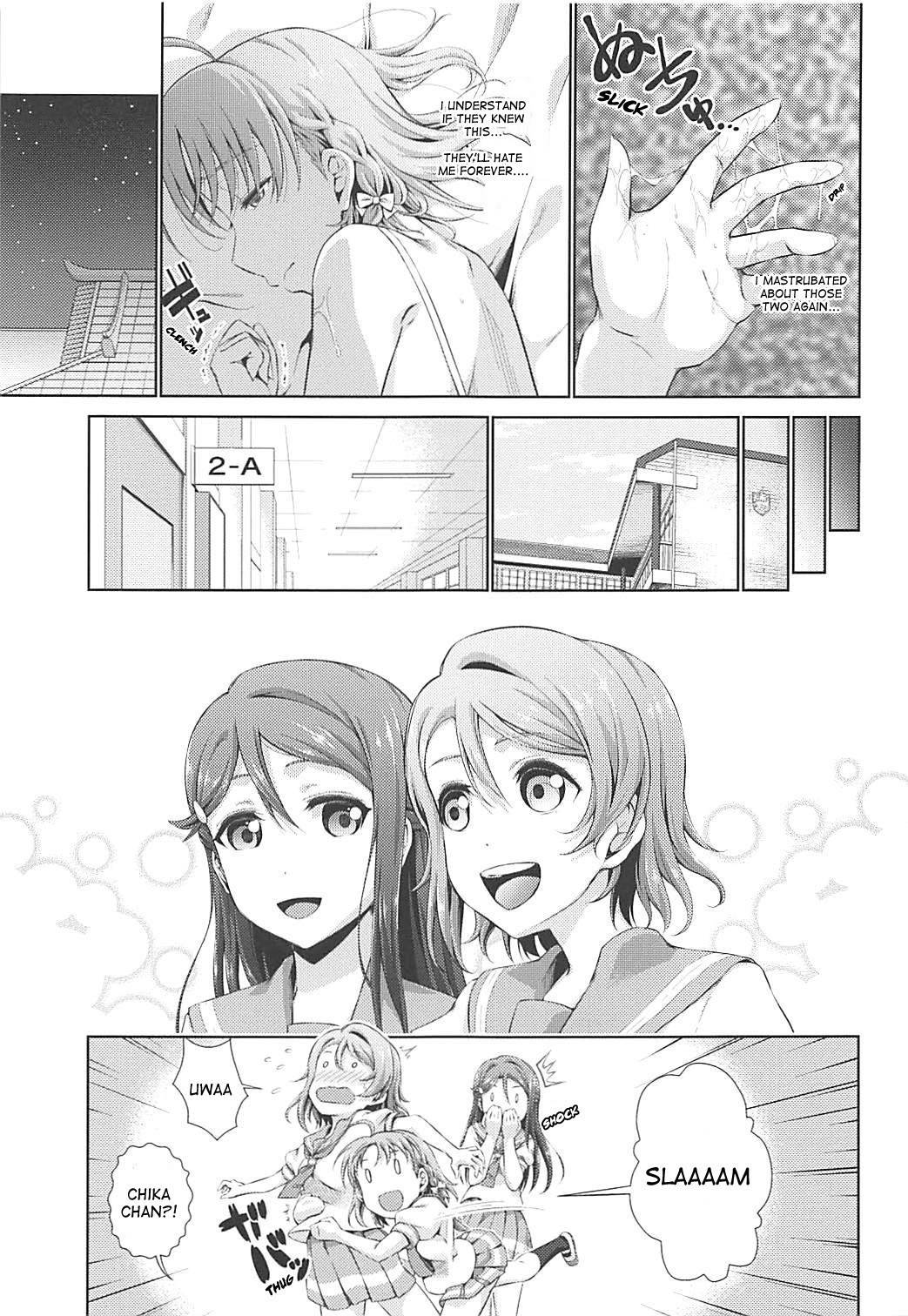 (C94) [Doku Tonkotsu Niku Dorei (Tanohito)] Chika-chan ni mo Naisho no Himitsu 2 (Love Live! Sunshine!!) [English]