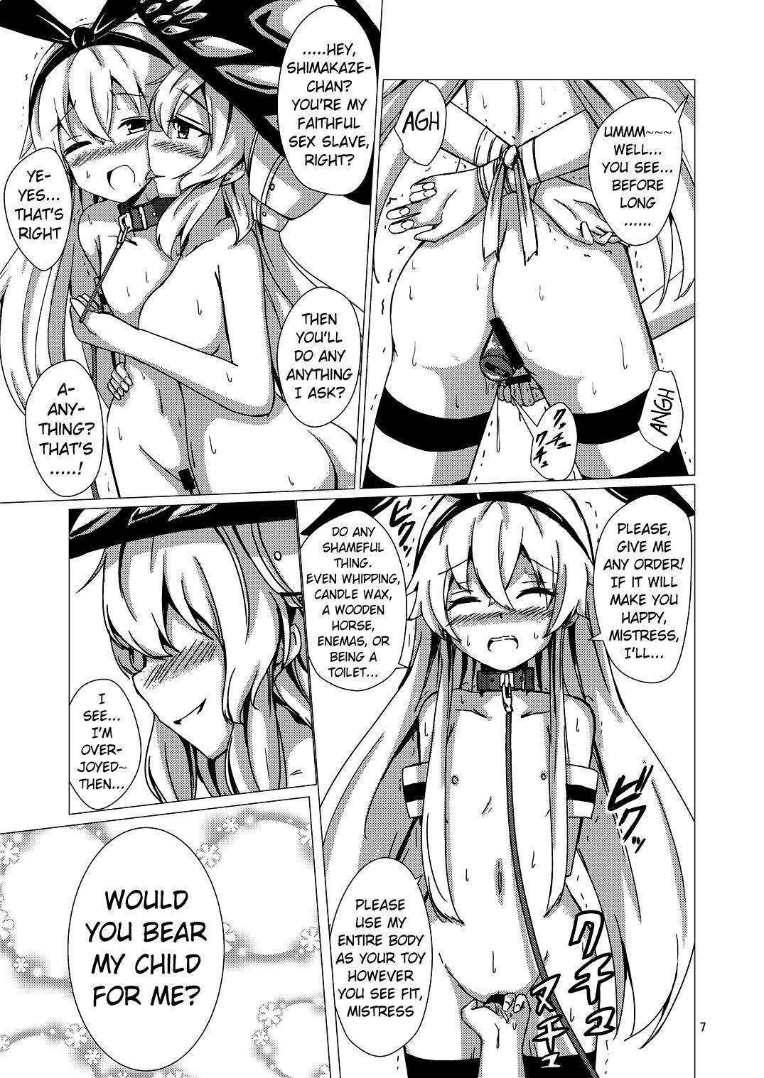 [Aiirosakura (Aikawa Ryou)] Kuubo Wo-Kyuu-chan no Shimakaze Yuri Dorei Choukyou ~Kanketsuhen~ | Standard Carrier Wo-Class Shimakaze's Yuri Slave Training ~Final Chapter~ (Kantai Collection -KanColle-) (Digital) (English) (Pangean)