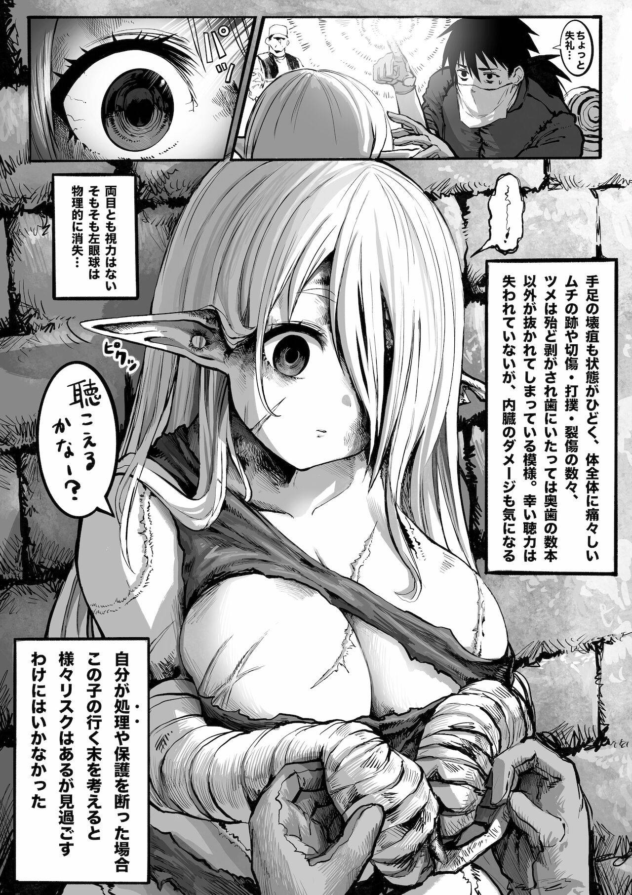 [Gibachan] Boroboro no Elf-san wo Shiawase ni Suru Kusuriuri-san [Ongoing]