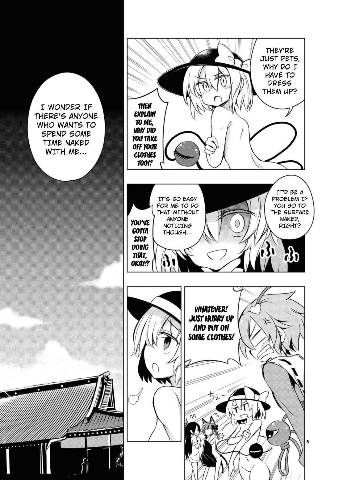 [Rainbow Vanilla (Matsuriuta)] Kindan no Nudist Utopia (Touhou Project) [English] [Kuraudo] Black and white version