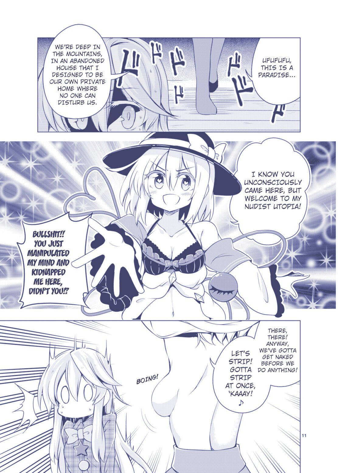 [Rainbow Vanilla (Matsuriuta)] Kindan no Nudist Utopia (Touhou Project) [English] [Kuraudo]