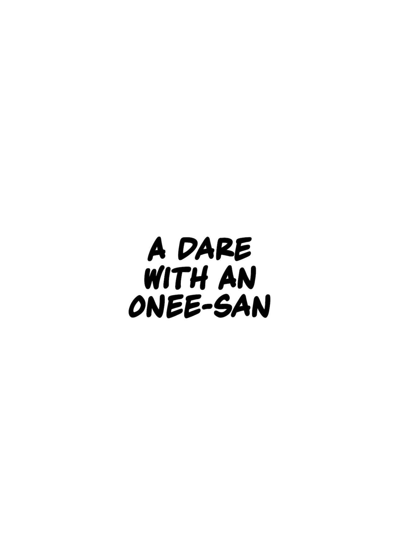 [Danimaru] Batsu Game de Oneesan to | A Dare with an Onee-san (Won't You Let a Sweet Onee-san Tenderly Get You Off) [English] [RedLantern] [Digital]