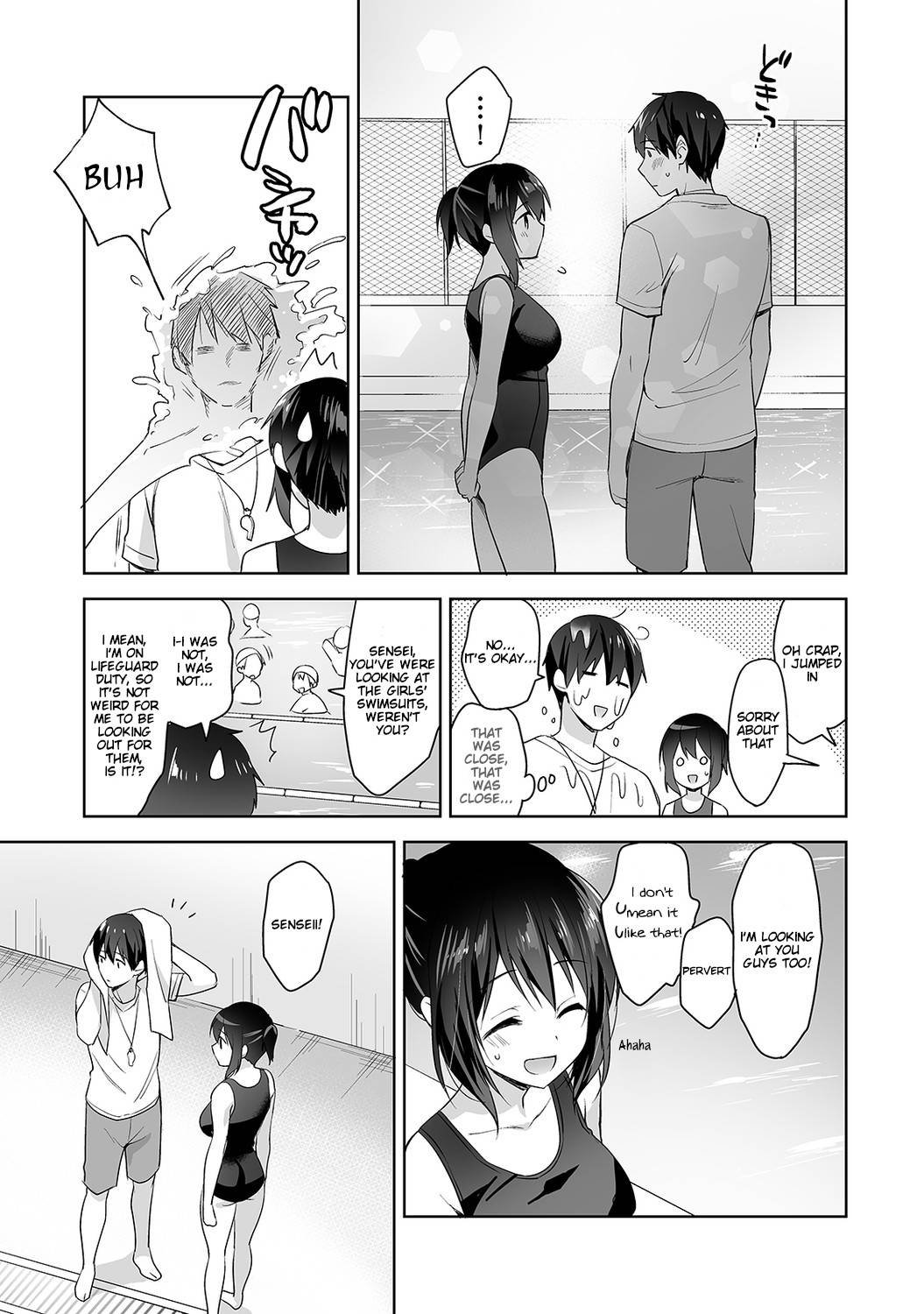 [Fuyuichi Monme] Amayakashi Jouzu no Nagasato-san ~ Hokenshitsu de Yoshi Yoshi Ecchi!~ Ch. 5 [English]