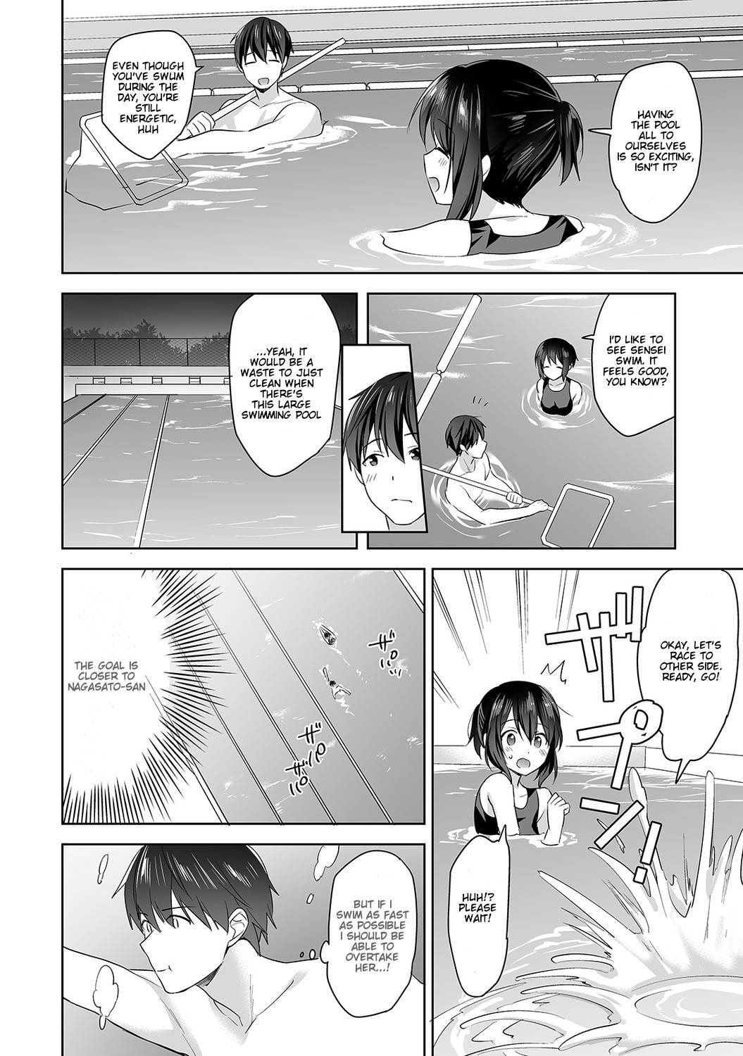 [Fuyuichi Monme] Amayakashi Jouzu no Nagasato-san ~ Hokenshitsu de Yoshi Yoshi Ecchi!~ Ch. 5 [English]