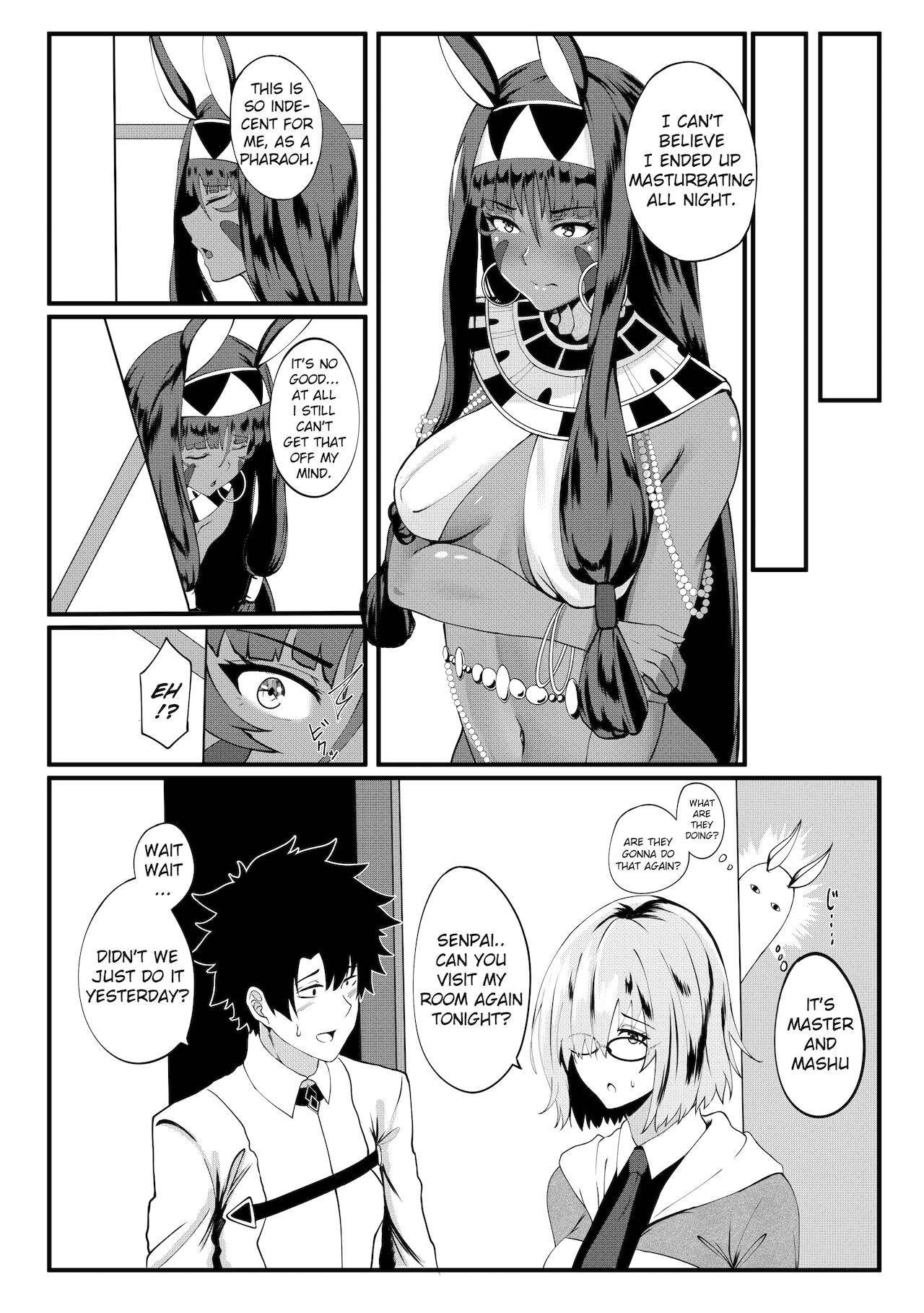 (COMIFURO 14) [Jualan Demi Modal Gacha (Deroo)] Nitocris mo Yaritai | Nitocris Also Wants to Do it (Fate/Grand Order) [English] [hiromasajun][Sample]