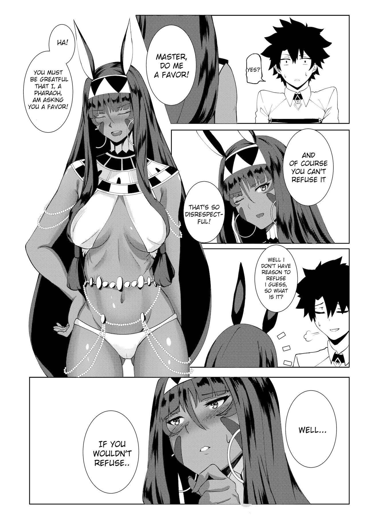 (COMIFURO 14) [Jualan Demi Modal Gacha (Deroo)] Nitocris mo Yaritai | Nitocris Also Wants to Do it (Fate/Grand Order) [English] [hiromasajun][Sample]