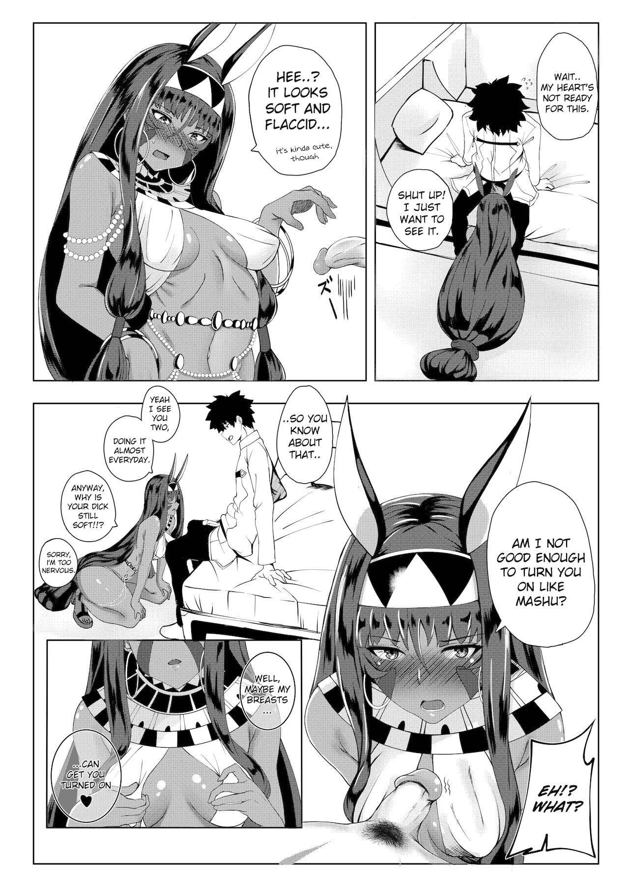 (COMIFURO 14) [Jualan Demi Modal Gacha (Deroo)] Nitocris mo Yaritai | Nitocris Also Wants to Do it (Fate/Grand Order) [English] [hiromasajun][Sample]