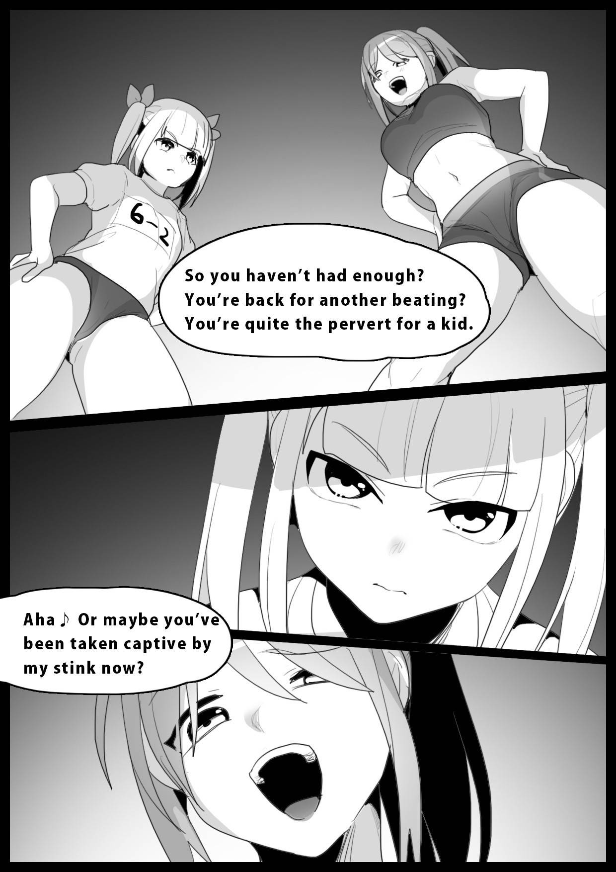 Girls Beat! Plus - Rie vs Ayu & Mari [English]