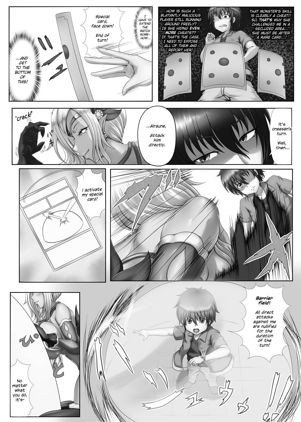 [Toro Toro Resistance (Chinbotsu Tower)] Lust Card (Card Battle de Monster Musume ni Okasareru Goudoushi 1 Nettou Hen) [English] [Thana]