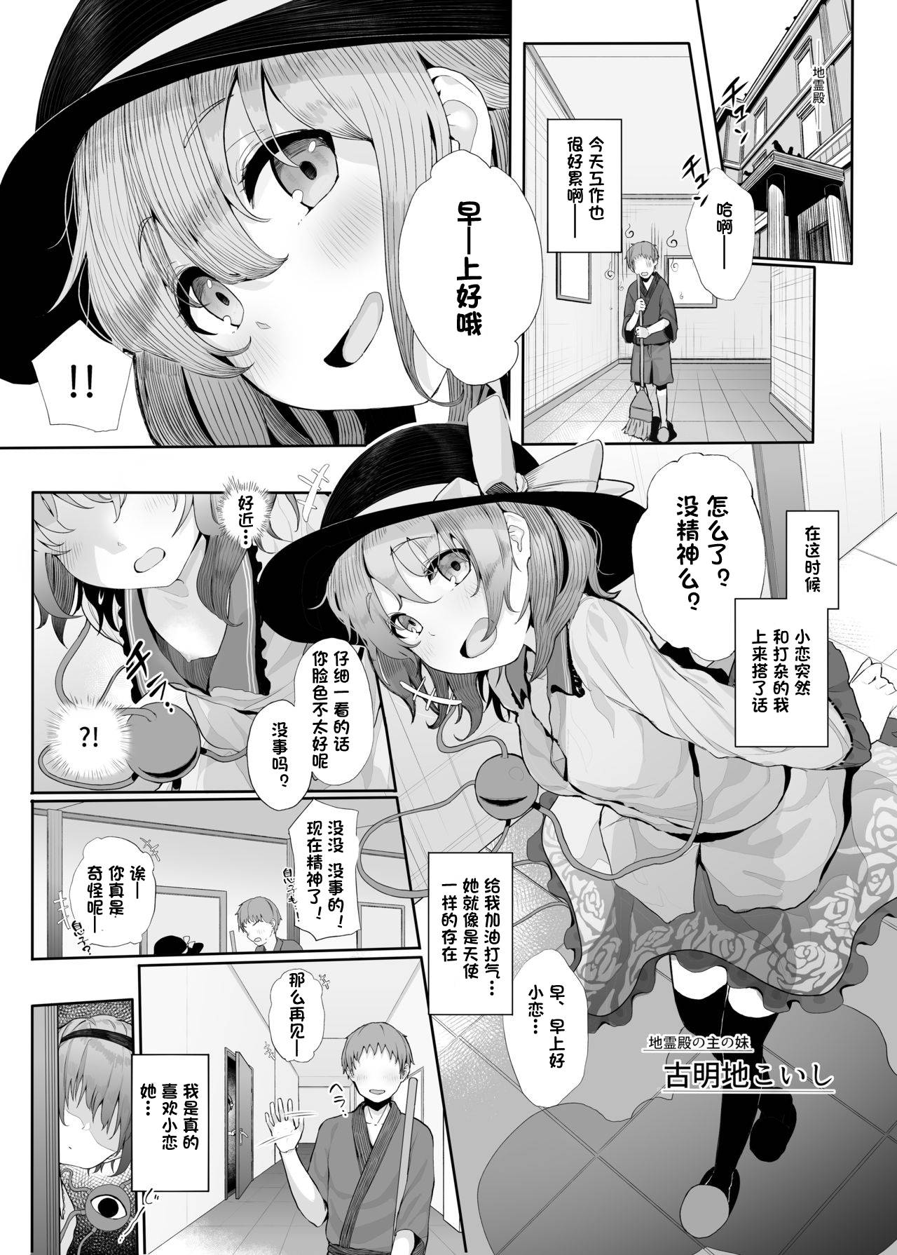 [Karamomo Tart (Kindatsu)] Sono Seiheki Mietemasu yo? (Touhou Project) [Chinese] [一只麻利的鸽子汉化] [Digital]