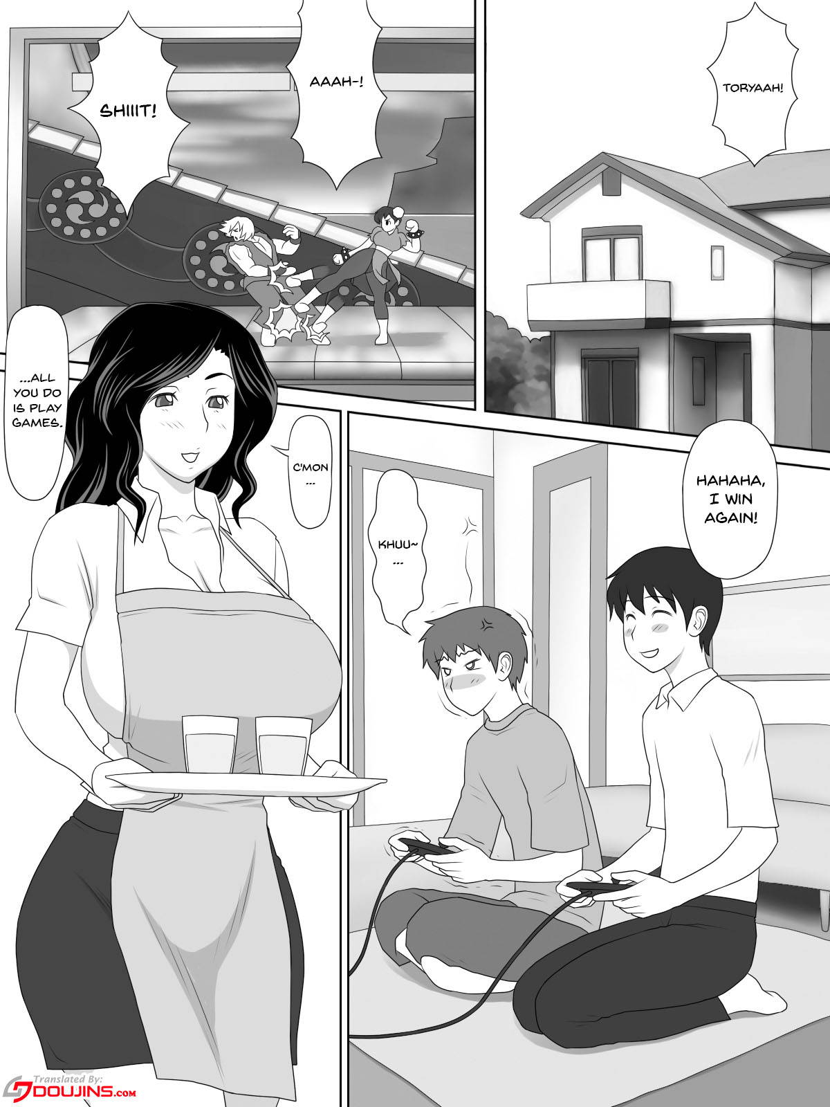 [Yukijirushi Nyuugyou (Yukijirushi)] Friendly Sugiru Tomodachi no Kaa-san ga Boku ni Betabeta Micchaku Shitekite... | My Friend's Overly Friendly Mom Keeps Sticking Close To Me [English] {Doujins.com}