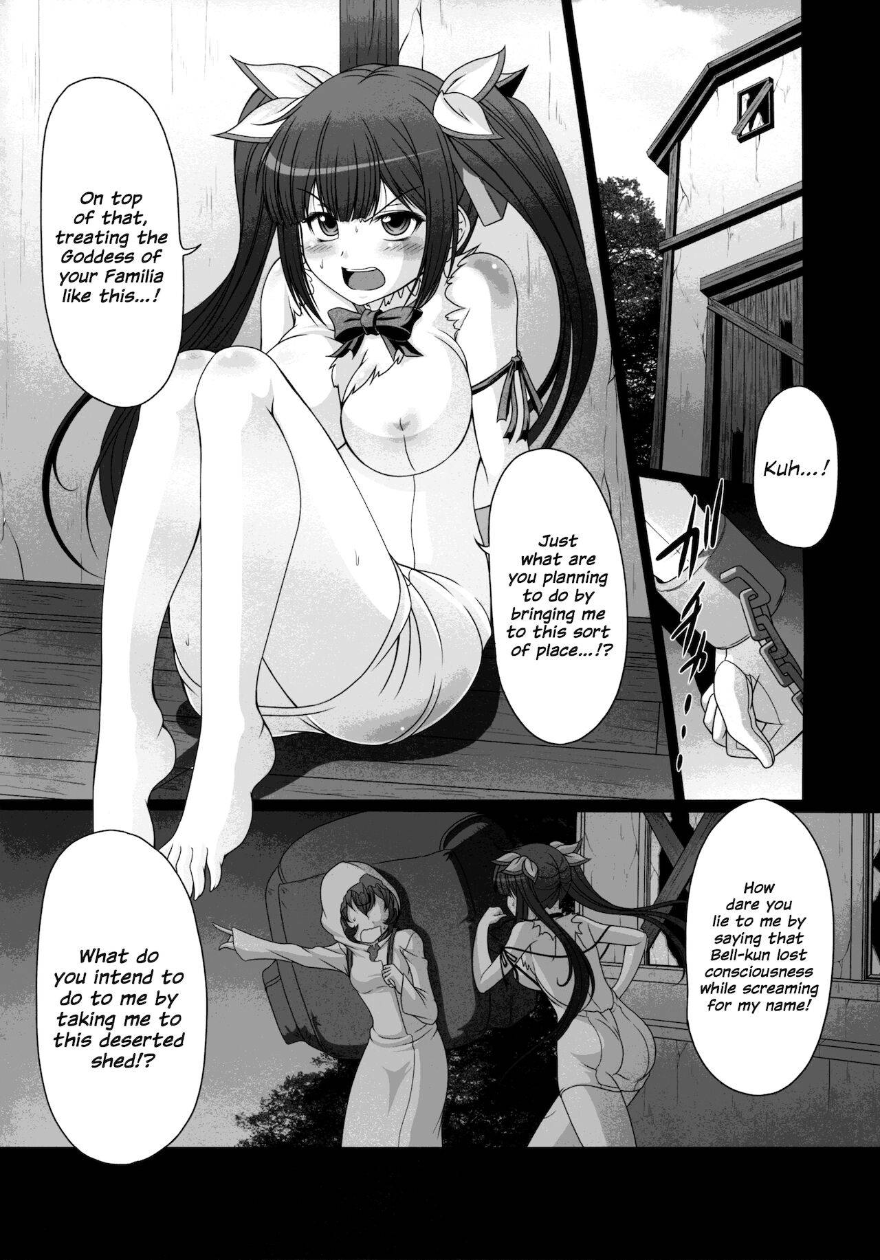 (C88) [AMAGI AN IRONWORKS (Ebisu)] HOBBY`S BLOCK!! 21 Kimeseku Chuudoku Familiar (Dungeon ni Deai o Motomeru no wa Machigatteiru Darou ka) [English] {Hennojin}