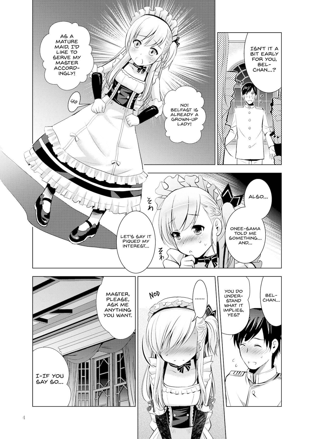 [Noriajou (Shiroi Noria, Arino Hiroshi)] BelBel no Gohoushi (Azur Lane) [English] {Hennojin} [Digital]