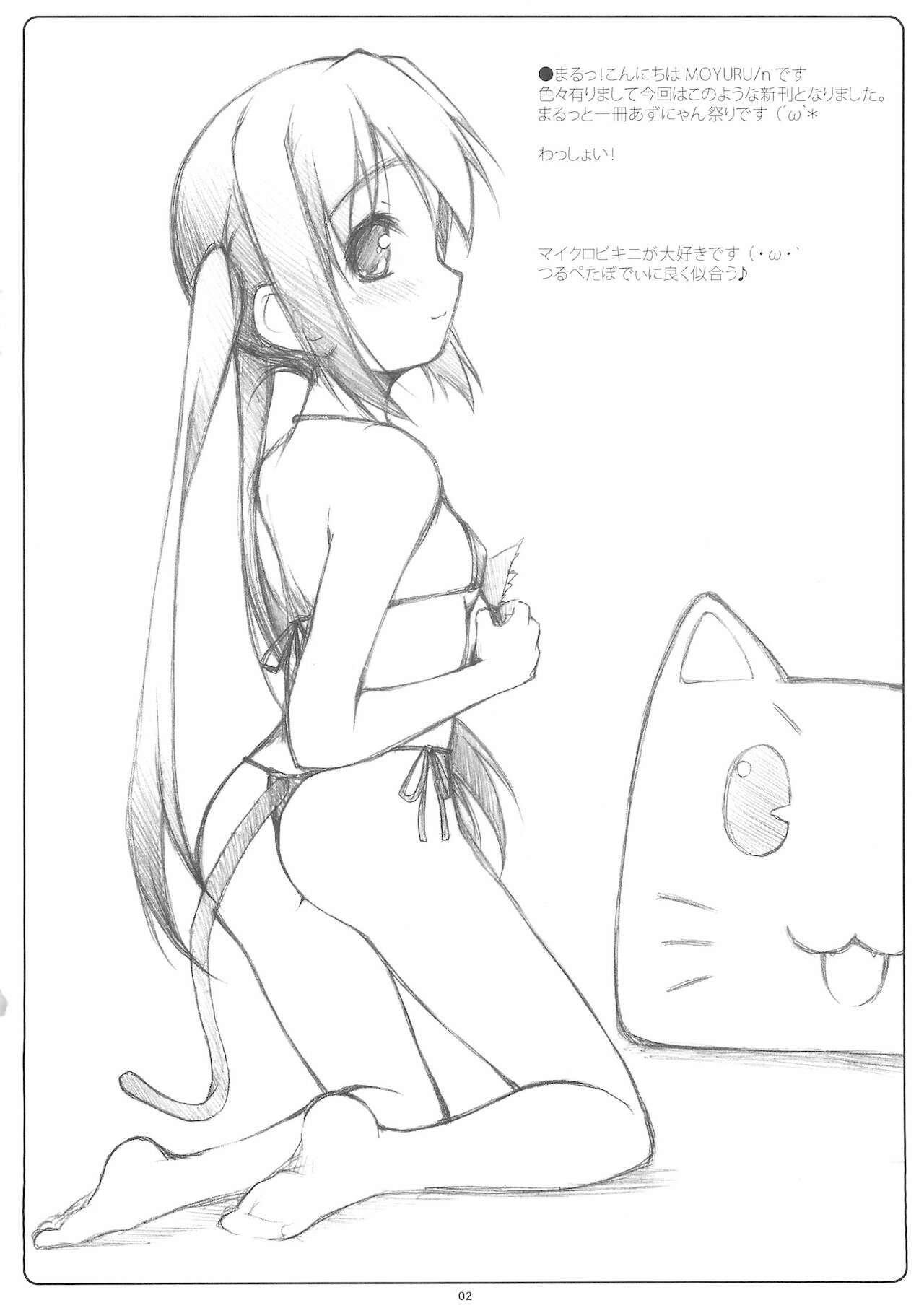 (COMIC1☆06) [MINT BLUE (MOYURUn)] Azu-cat no Usui Hon. (K-ON!)