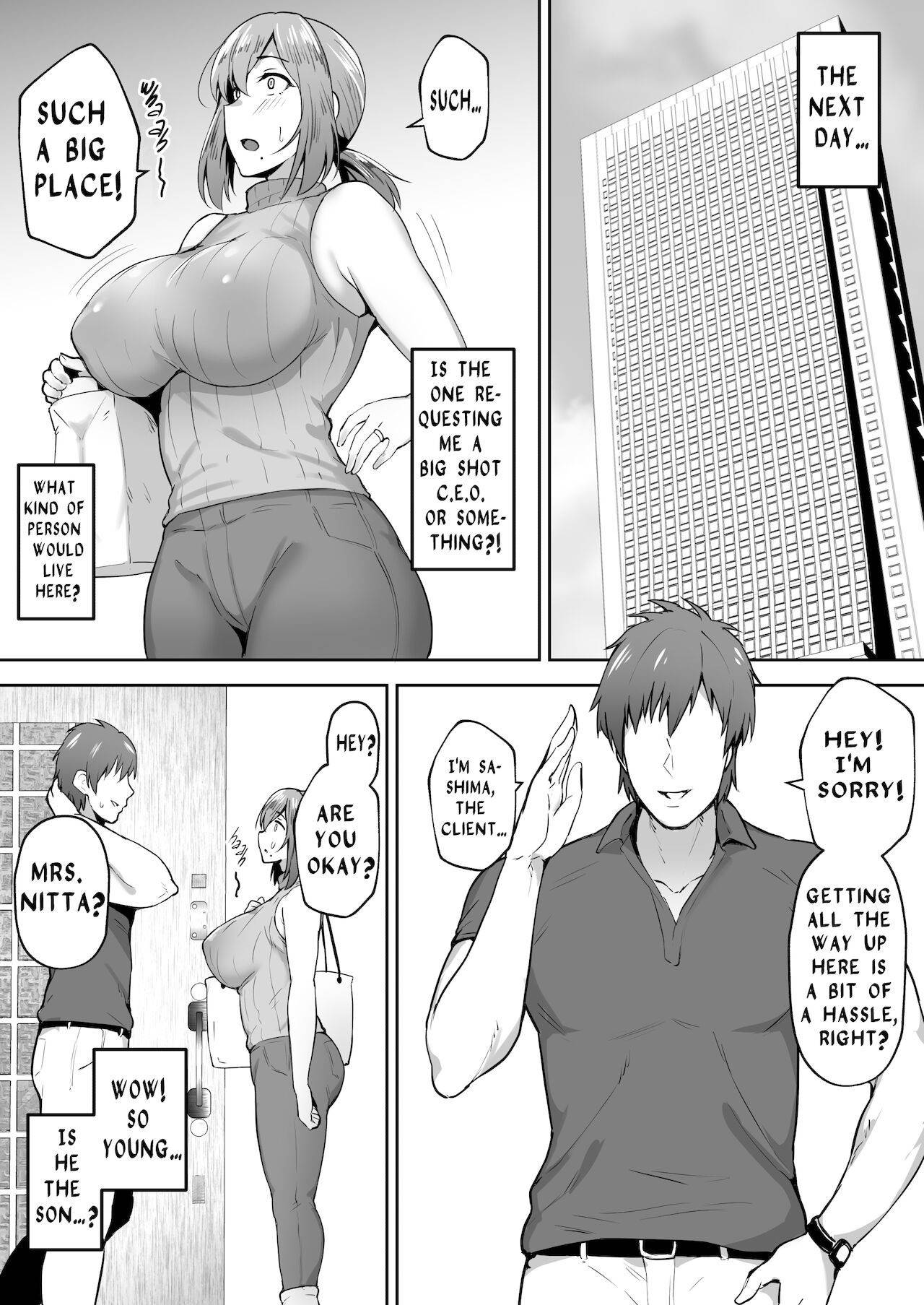 [Gagarin Kichi] Big Breasted Married Woman (ENGLISH) (ONGOING) (DECENSORED)