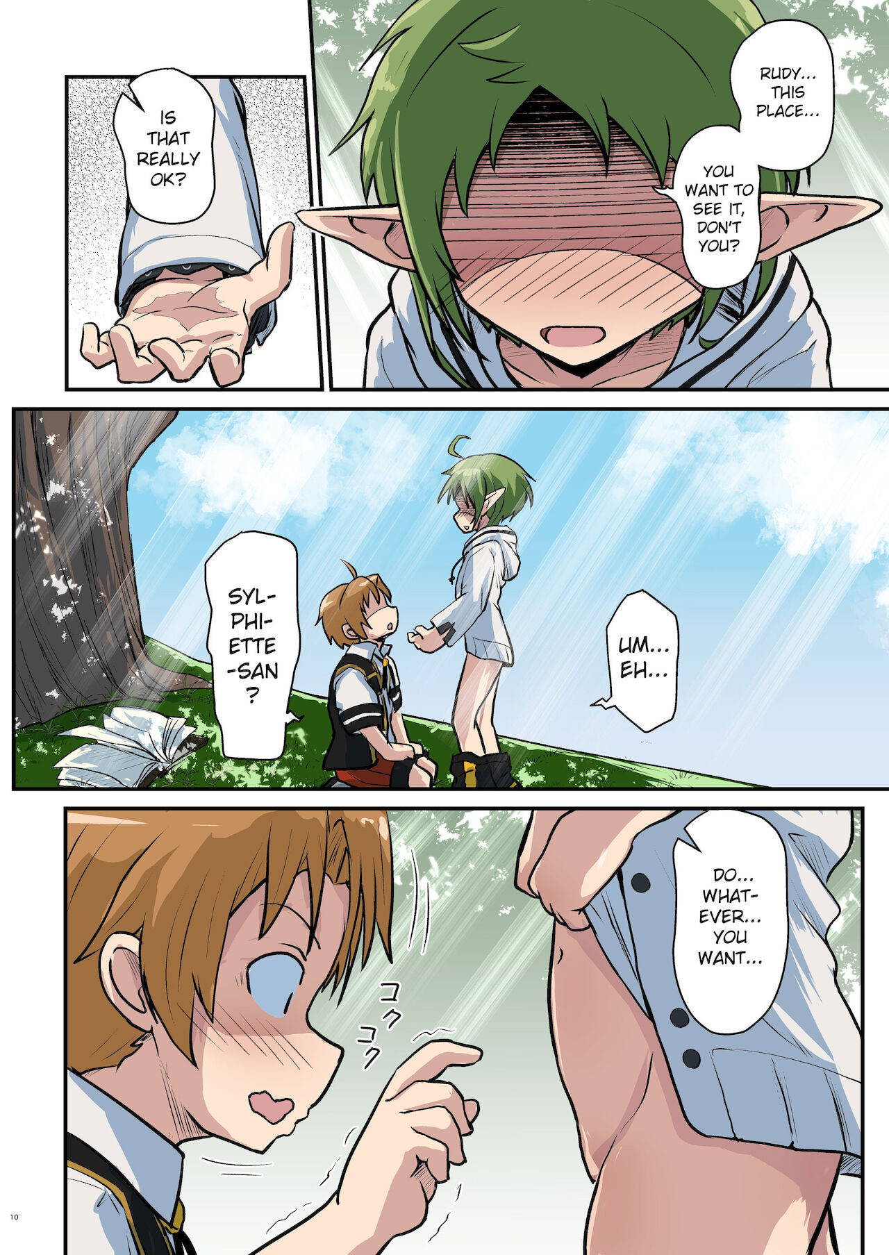 [Umari-ya (D-2)] Mushoku! (Midori) | Mushoku! (Green) (Mushoku Tensei ~Isekai Ittara Honki Dasu~) [English] [Saki-Kotowari]