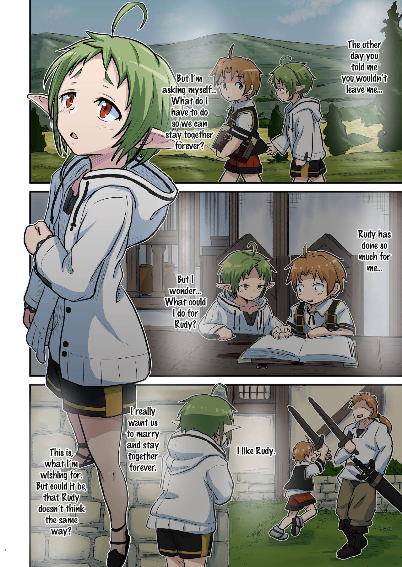 [Umari-ya (D-2)] Mushoku! (Midori) | Mushoku! (Green) (Mushoku Tensei ~Isekai Ittara Honki Dasu~) [English] [Saki-Kotowari]