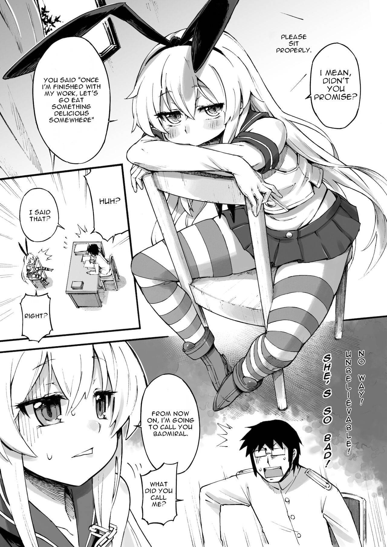 [Tamarun (Tamarun)] Shimakaze-chan no Zangyou (Kantai Collection -KanColle-) [Digital] [English] [ditshick]