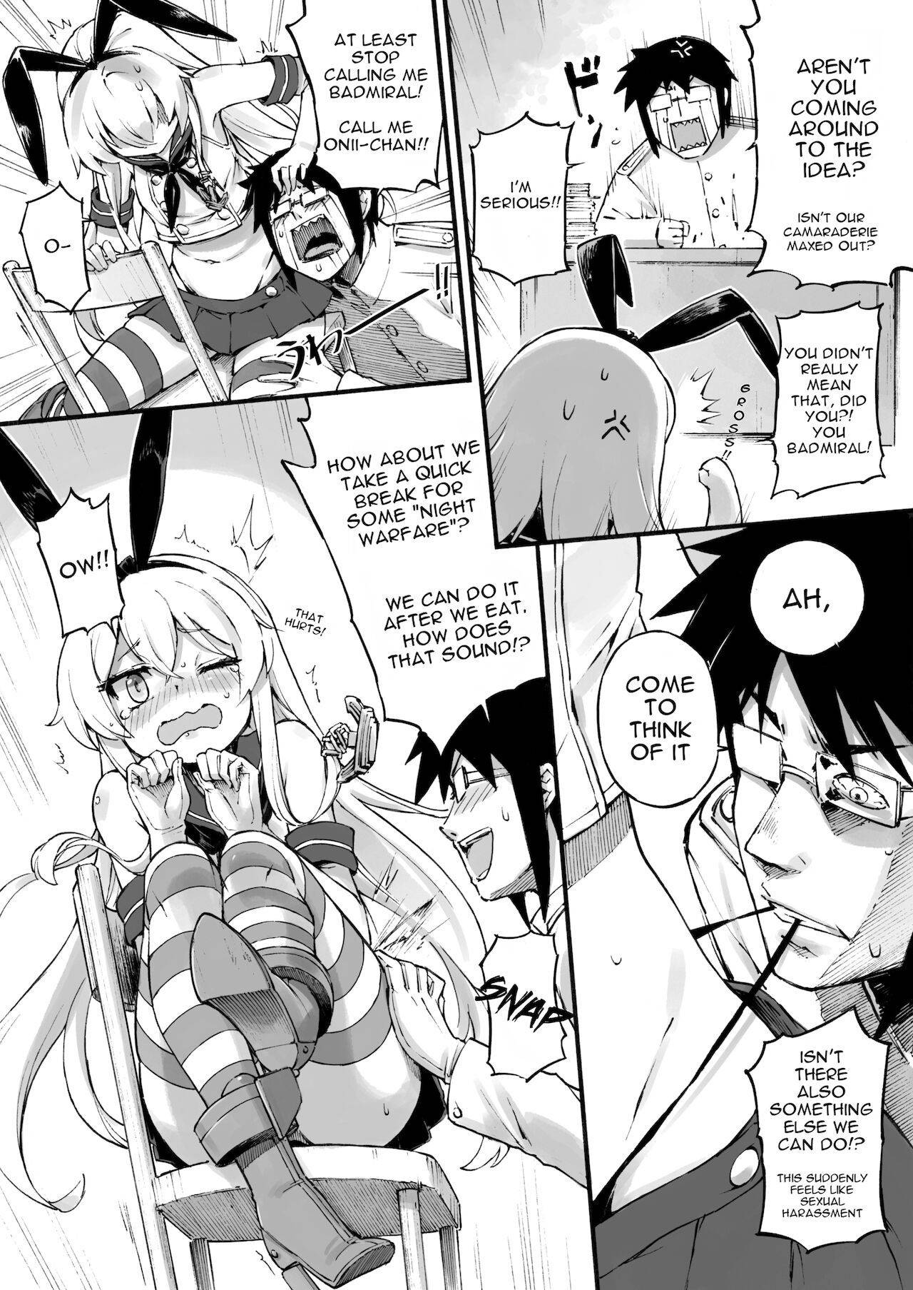 [Tamarun (Tamarun)] Shimakaze-chan no Zangyou (Kantai Collection -KanColle-) [Digital] [English] [ditshick]