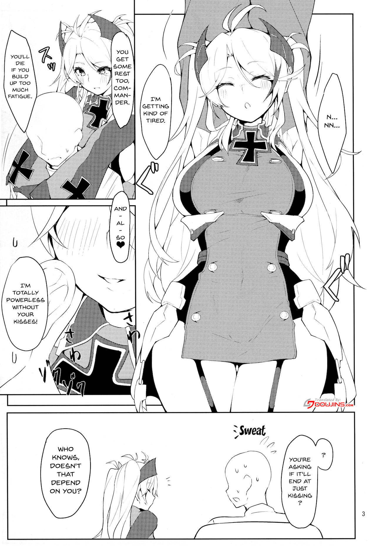 (SC2019 Autumn) [Germanium Detroit (Miso Tanuki Inka Teikoku)] Watashi o Honki ni Saseta no wa Dare na no Kashira? | What Was It That Made Me Take You So Seriously? (Azur Lane) [English] {Doujins.com}