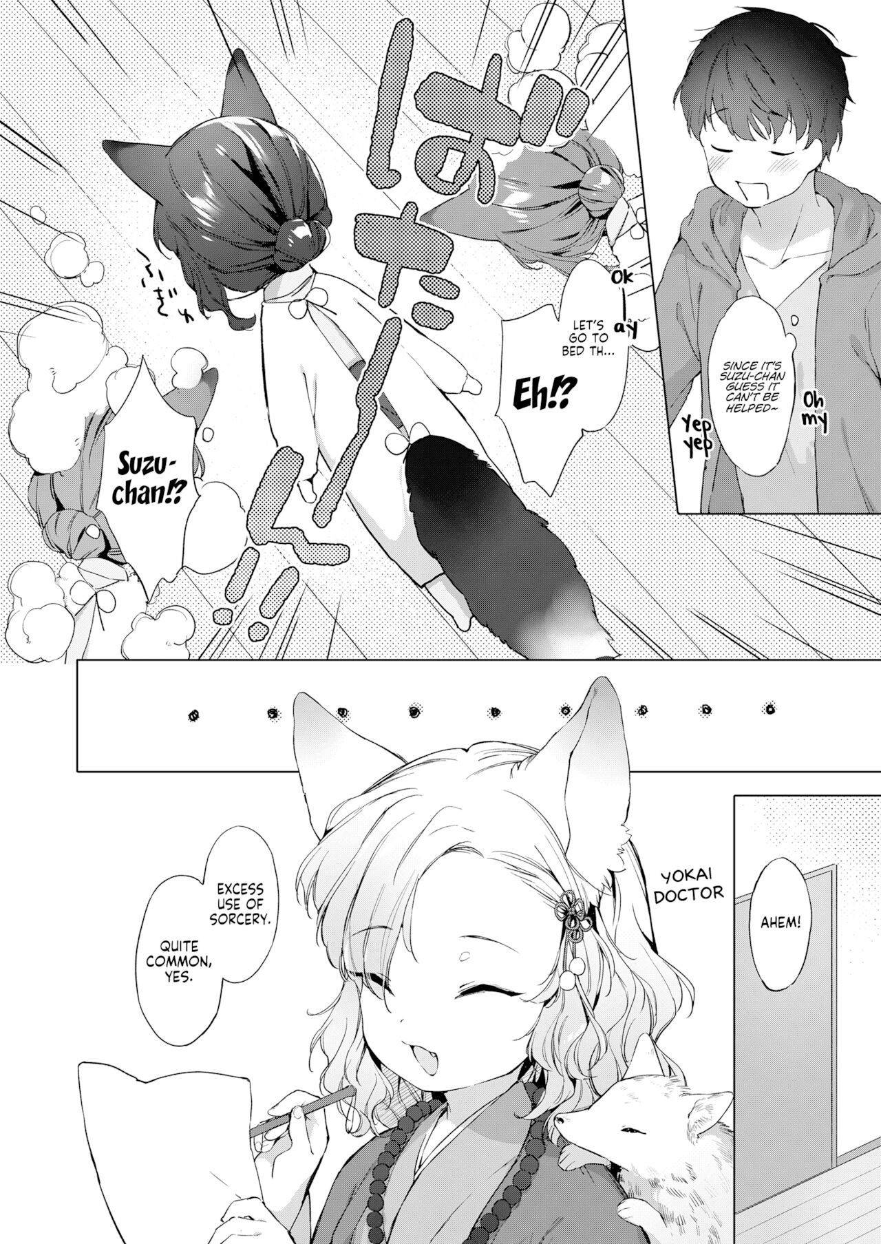 [Mutou Mato] Yowai 200 Chai Okitsune-chan to Oshidori Fuufu Seikatsu. Dai 2 Wa | 200 Year Old Fox Girl and Her Happily Married Life. Part 2 (Towako 10) [English] [LoliAce]