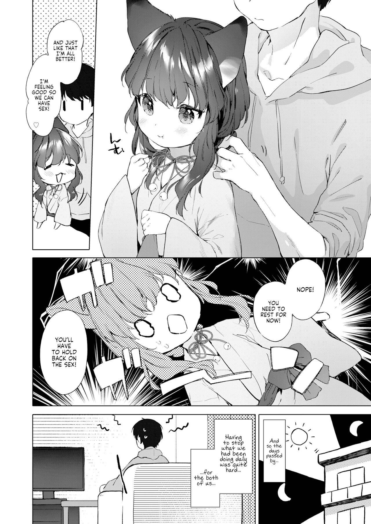 [Mutou Mato] Yowai 200 Chai Okitsune-chan to Oshidori Fuufu Seikatsu. Dai 2 Wa | 200 Year Old Fox Girl and Her Happily Married Life. Part 2 (Towako 10) [English] [LoliAce]