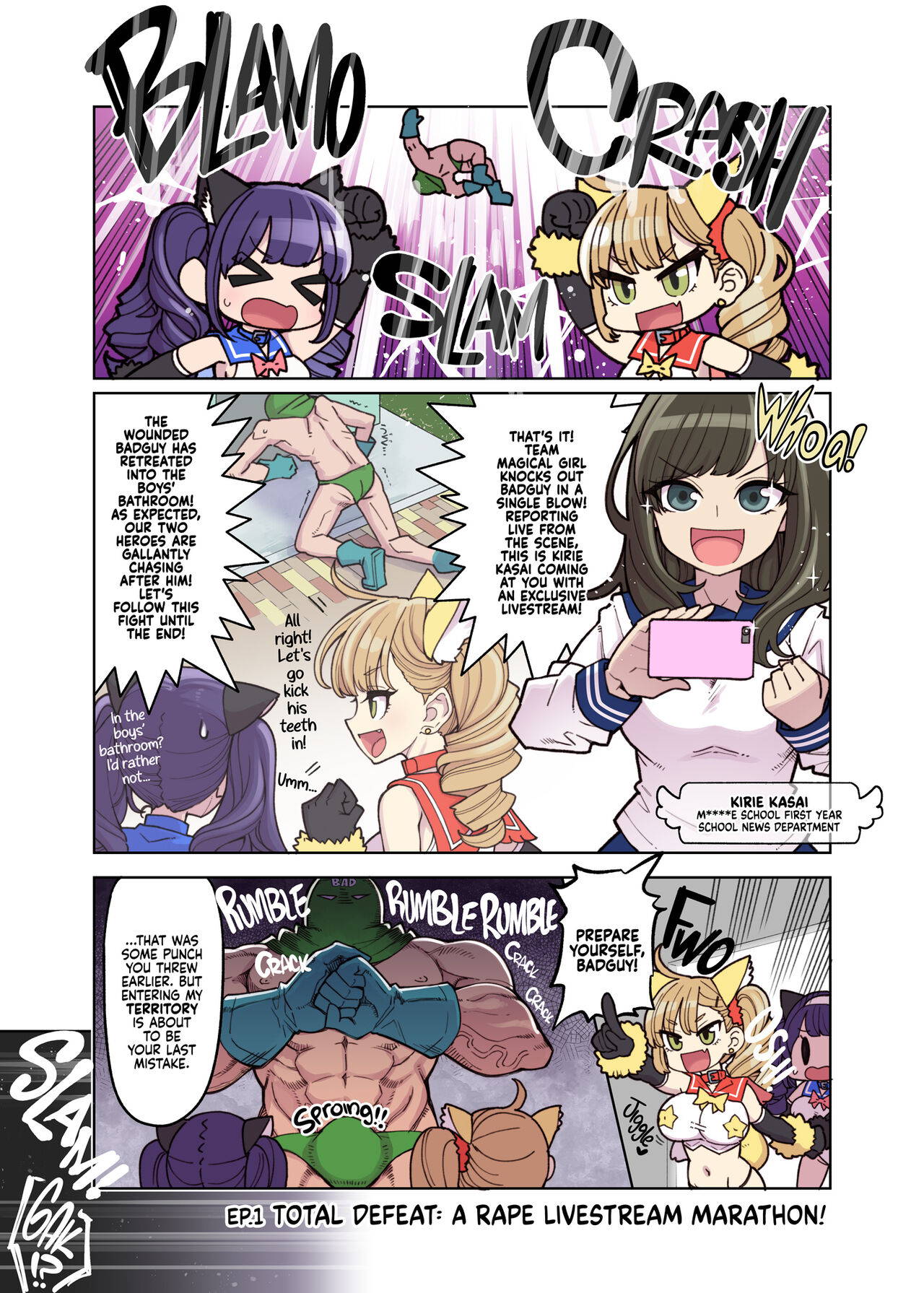 [Showa Saishuu Sensen (Hanauna)] Mahou Shoujo Yuusha-chan ~ Masaka no Haiboku!? Yuusha-chan Dai Pinch!! | Magical Toilet Girl Yuusha 4: Yuusha's Unlucky Losing Spree?! [English] {2d-market.com} [Decensored] [Digital]