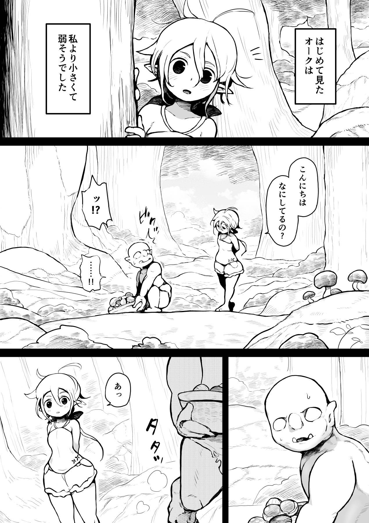 [Mugihoho (Muigyuu)] Elf to Orc no Otoshigoro