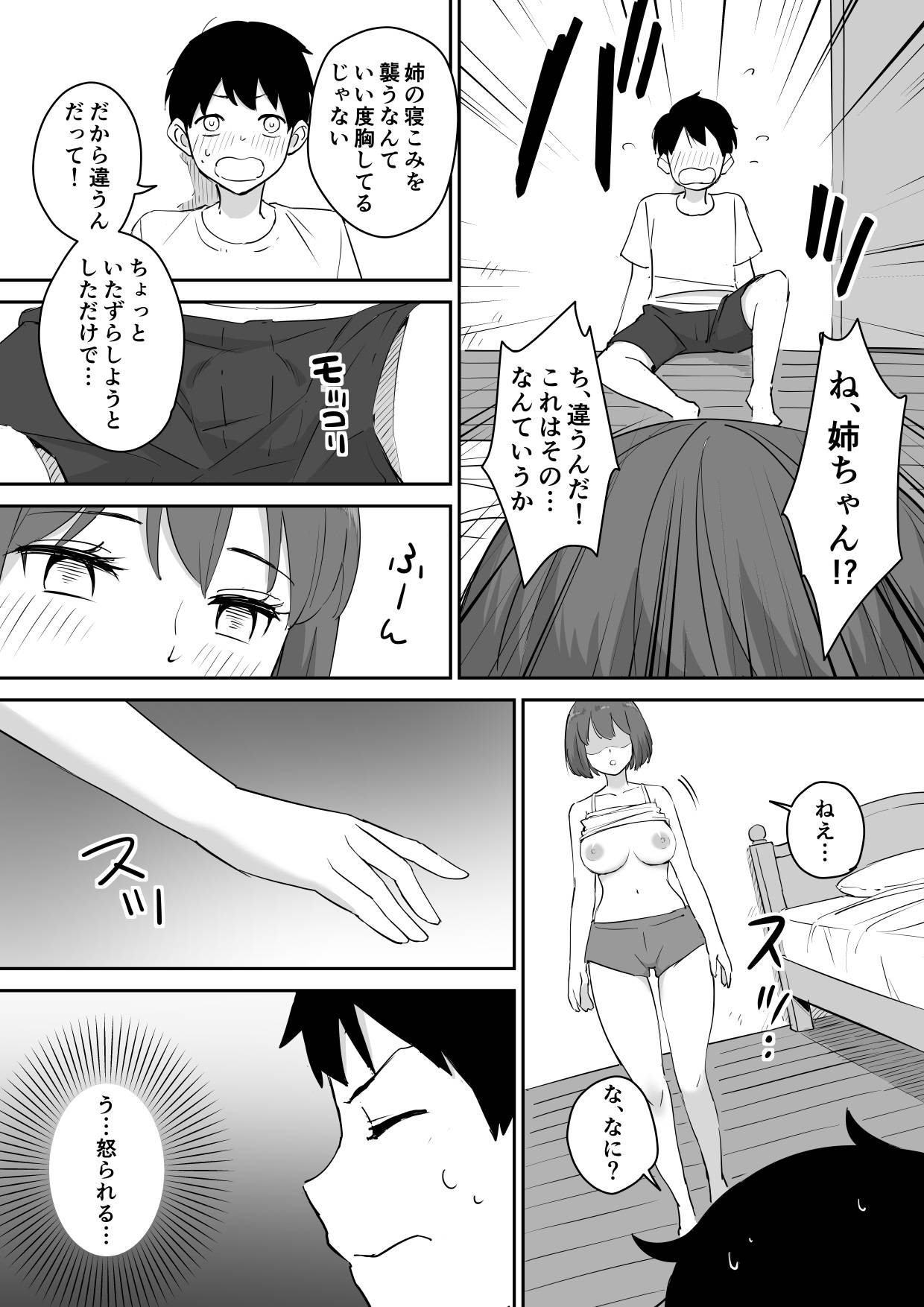 [同人漫画研究所]親の再婚で出来た姉があまりに無防備だったので、とりあえず犯してみた。