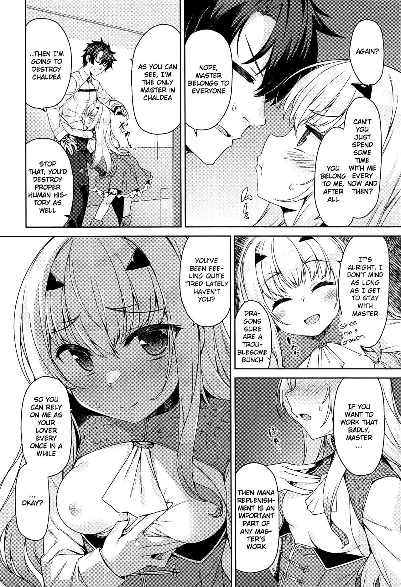 (C99) [Monochrome Circuit (racer)] Datte Ryuu nanode | After all, I'm a dragon (Fate/Grand Order) [English] [Douzo Lad Translations]