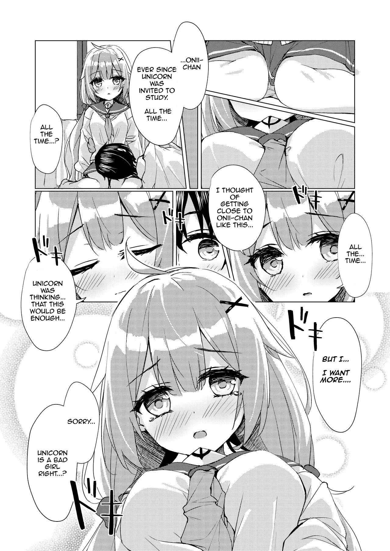 [stellar drop (Satsuki Yukimi)] Unicorn-chan to Himitsu no Obenkyoukai (Azur Lane) [English] [Digital]