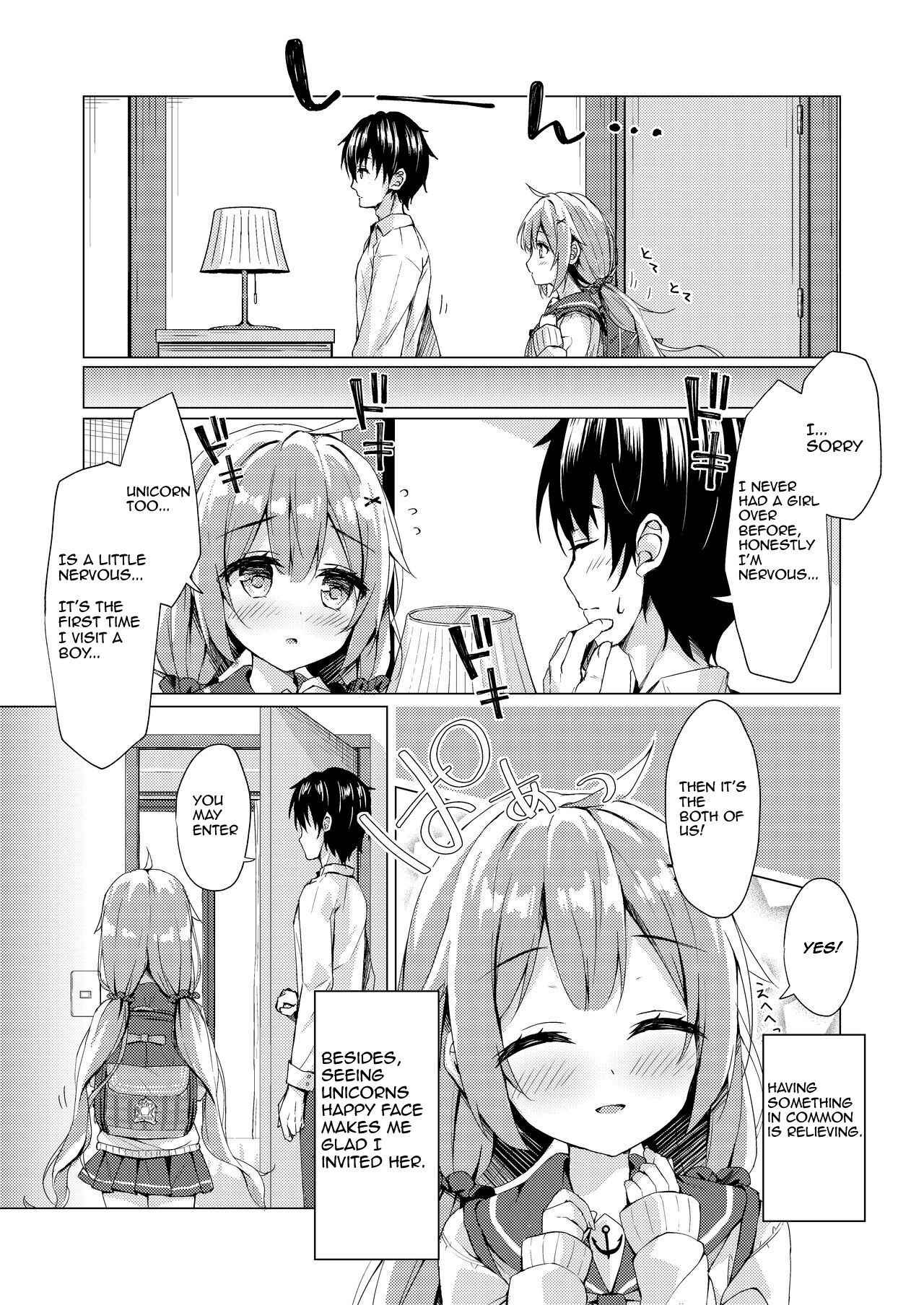 [stellar drop (Satsuki Yukimi)] Unicorn-chan to Himitsu no Obenkyoukai (Azur Lane) [English] [Digital]