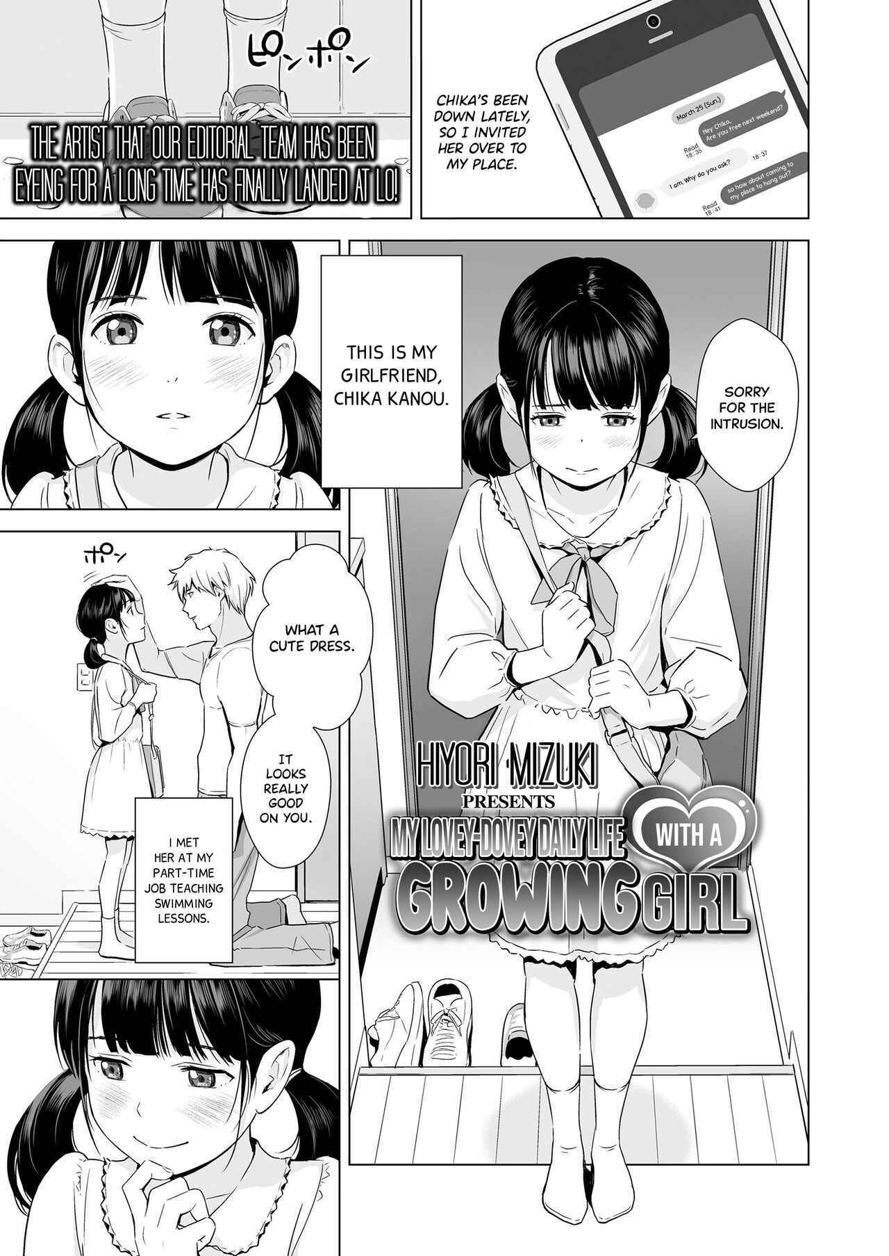 [Hiyorimi no Sora (Hiyori Mizuki)] Senobi Shoujo to Icha Love Seikatsu ~Kanou Chika~ | My Lovey Dovey Daily Life with a Growing Girl ~Chika Kanou~ (COMIC LO 2021-06) [English] [Black Grimoires] [Digital]