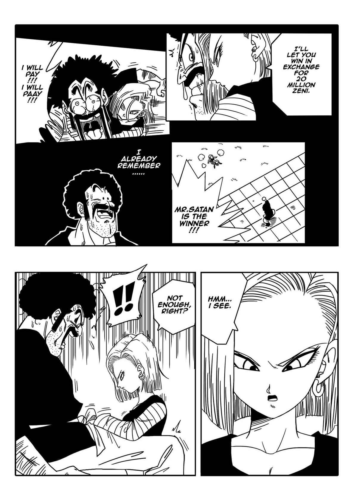 [Yamamoto] Mr. Satan vs Android N18 [English] [Decensored]