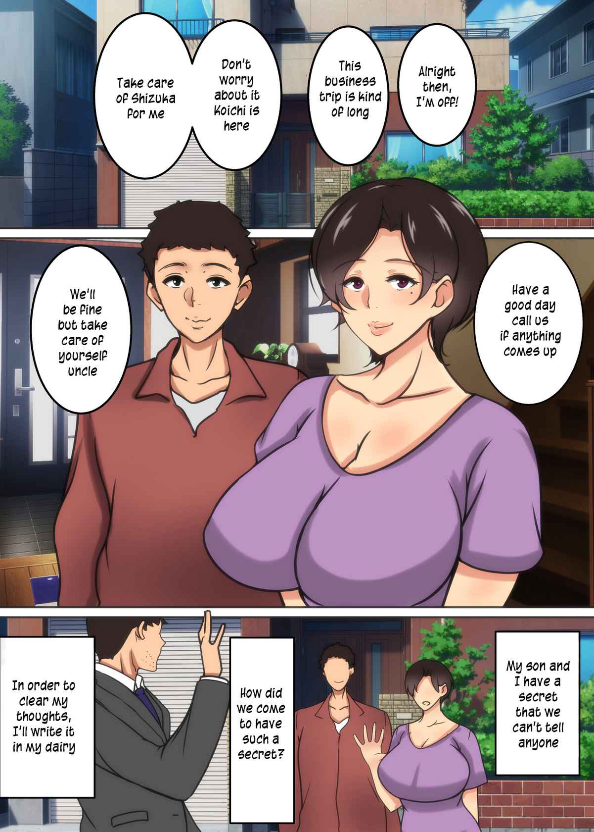 [Shibaneko Hungry!] Haha ga Midara ni Aegu Toki | When mother moans lustfully [English] [innyinny]