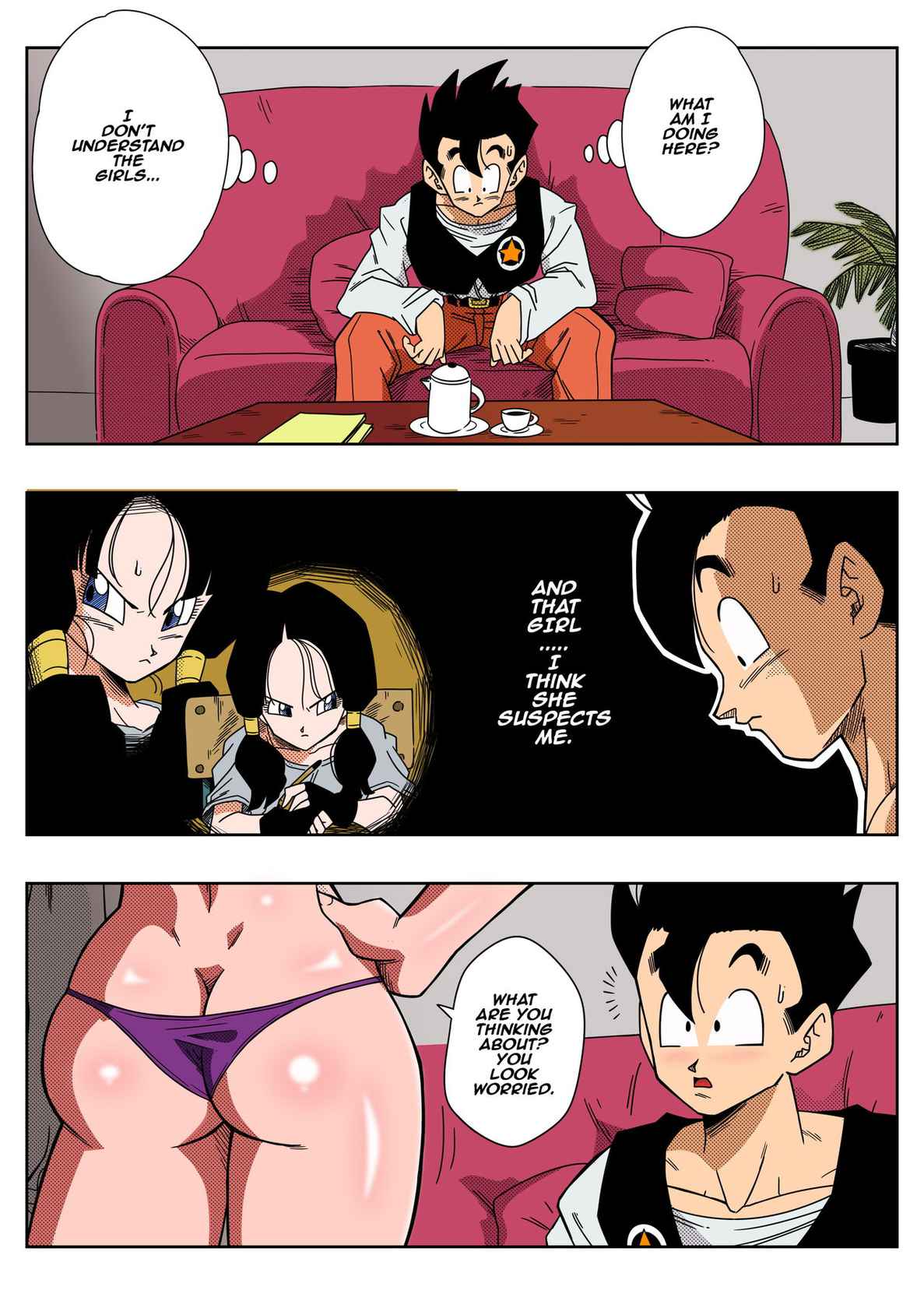 [Yamamoto] LOVE TRIANGLE Z Part 1 (Dragon Ball Z) [English] [Decensored] [Colorized]